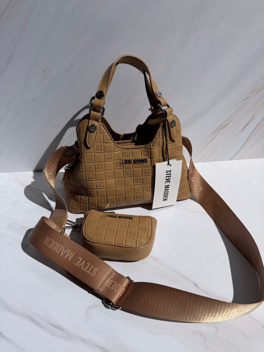Crossbody small Steve Madden Beige con Monedero