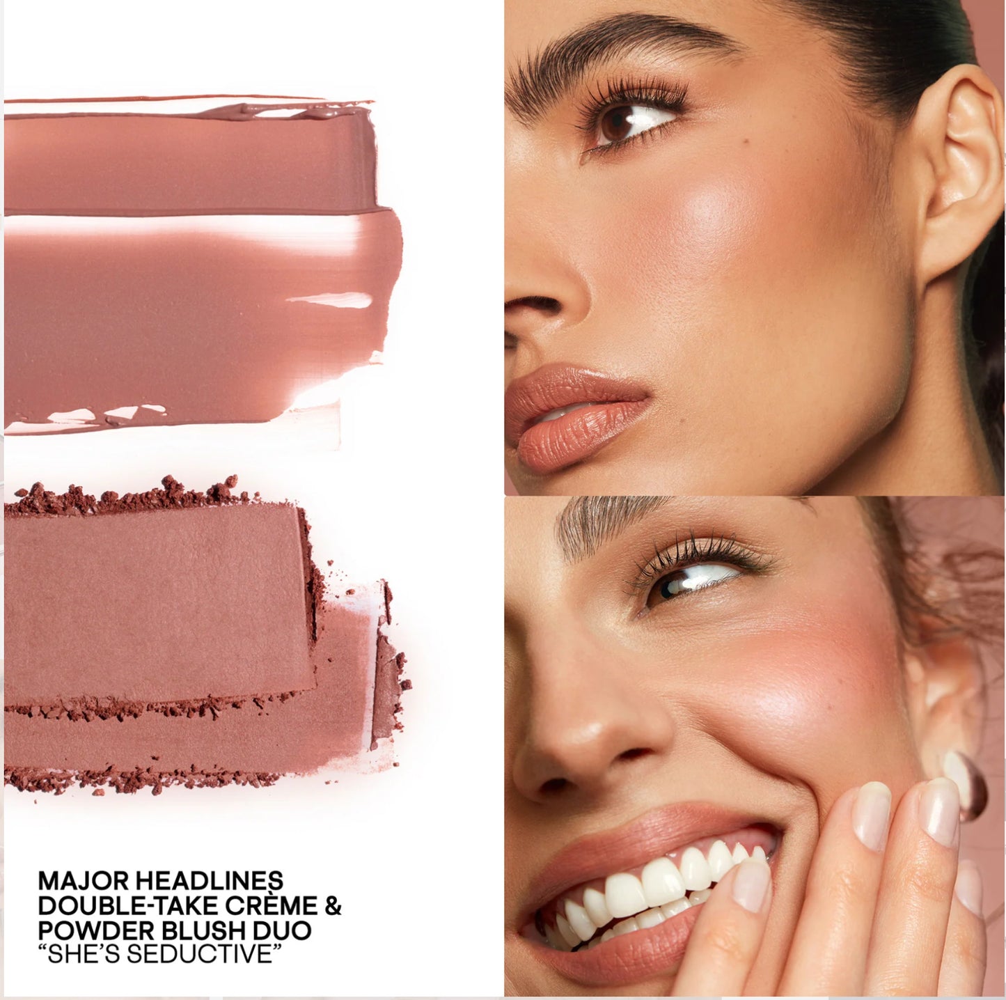 Major Headlines Double-Take Crème & Powder Blush Duo - She’s Seductive- PREVENTA (PRIMERA QUINCENA DE FEBRERO)