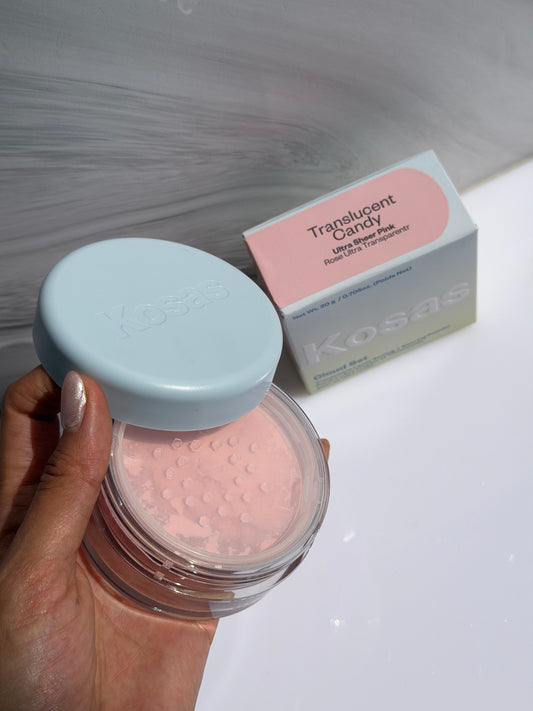 Kosas Cloud Set Loose Translucent Talc-Free Setting + Blurring Powder- CANDY