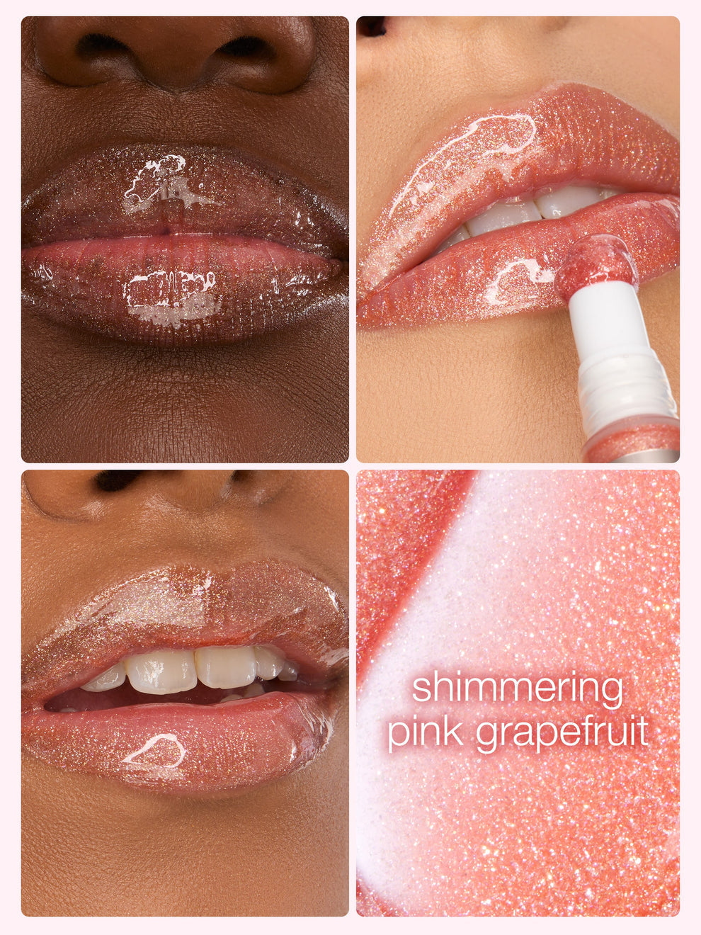 Maracuja juicy plumping lip oil- Tarte tono Shimmering Pink Grapefruit