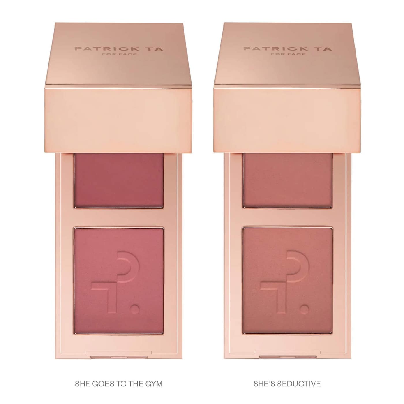 PATRICK TA-Mini Must-Have Major Headlines Double-Take Crème & Powder Blush Duo Set