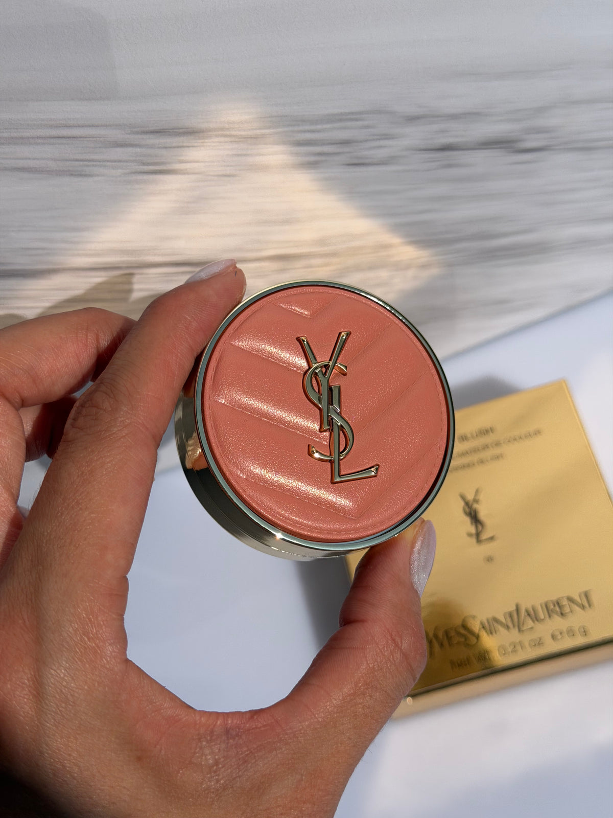 Make me Blush 24H Biuldable Blurring Powder Blush YSL- 06 ROSE HAZE