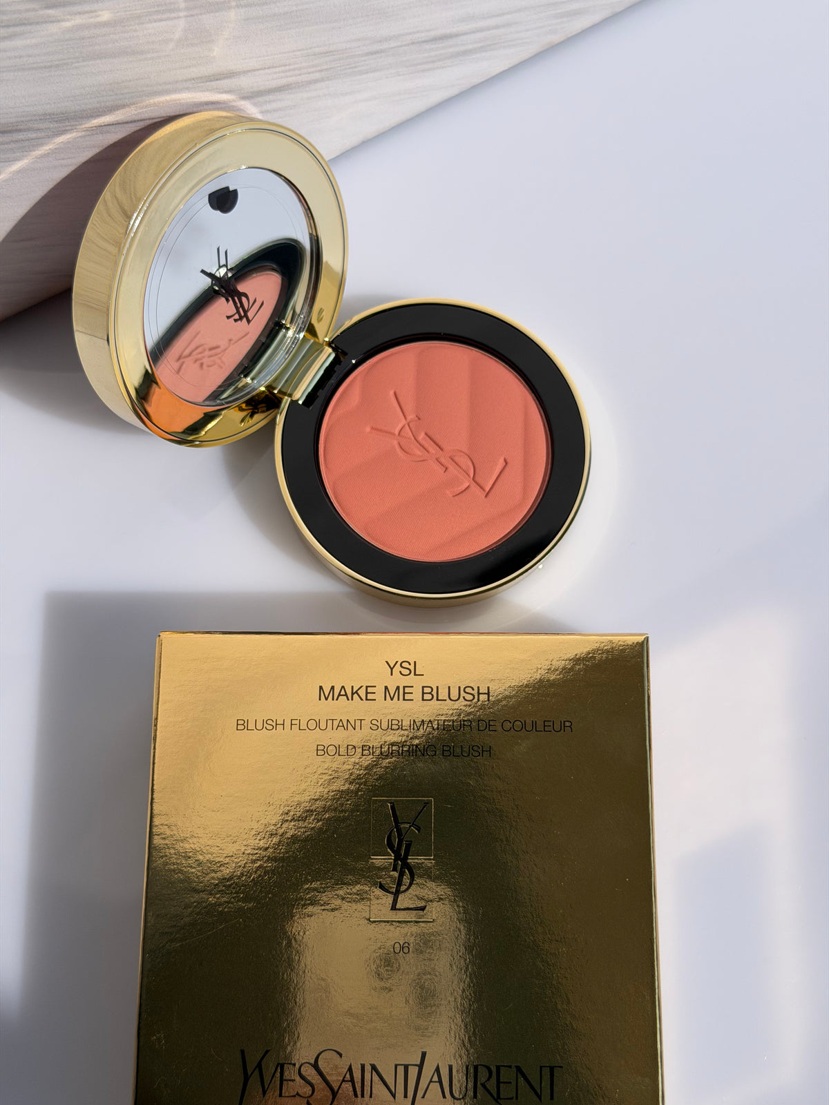 Make me Blush 24H Biuldable Blurring Powder Blush YSL- 06 ROSE HAZE