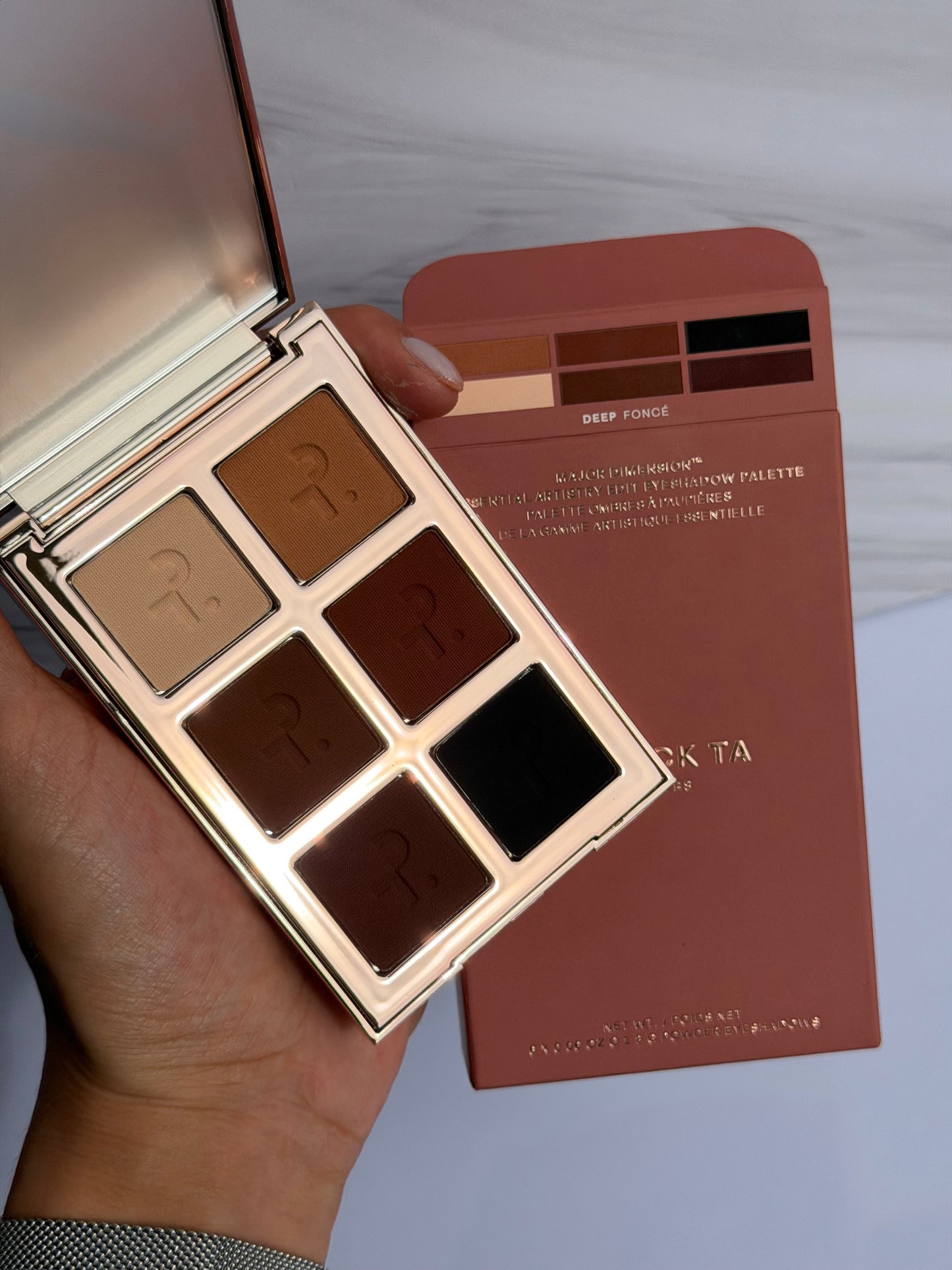 PATRICK TA Major Dimension Essential Artistry Edit Eyeshadow Palette- DEEP FONCE