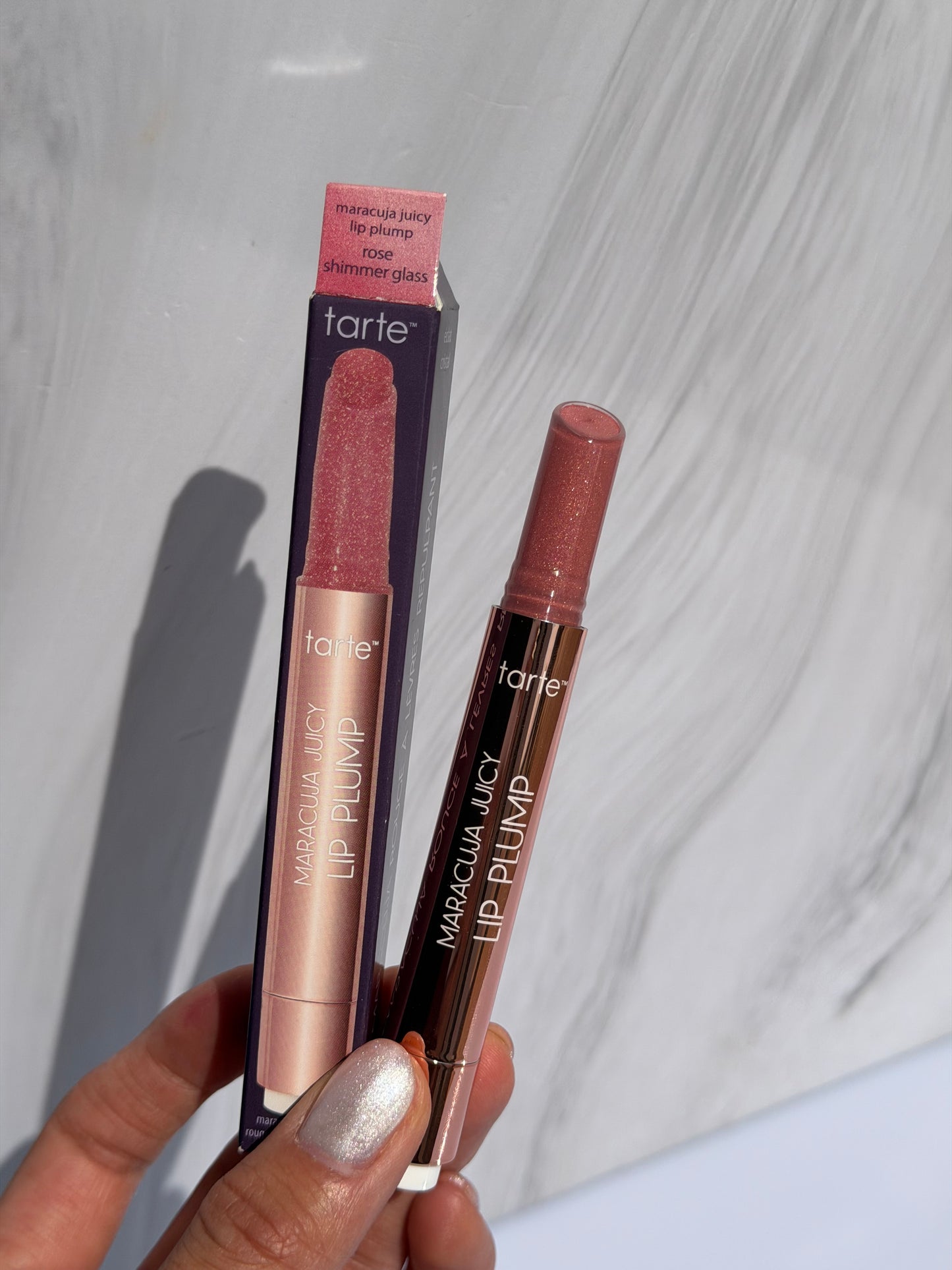 TARTE Maracuja Juicy Lip Plump Gloss- tono- ROSE