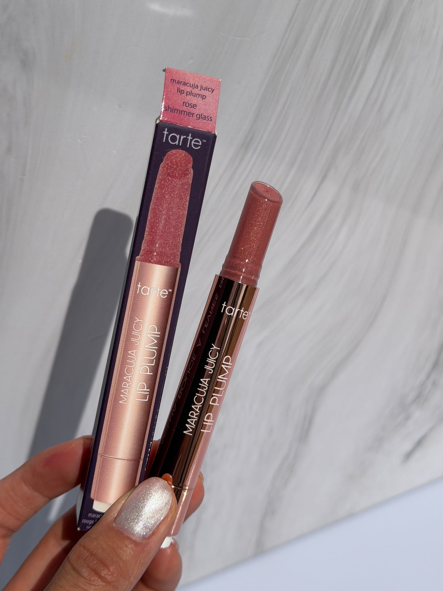 TARTE Maracuja Juicy Lip Plump Gloss- tono- ROSE