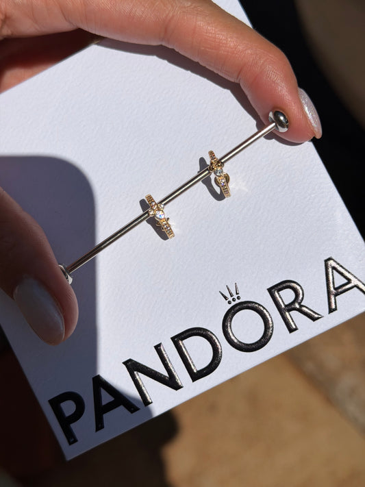 Disney Mickey Mouse & Minnie Mouse Sparkling Hoop Earrings