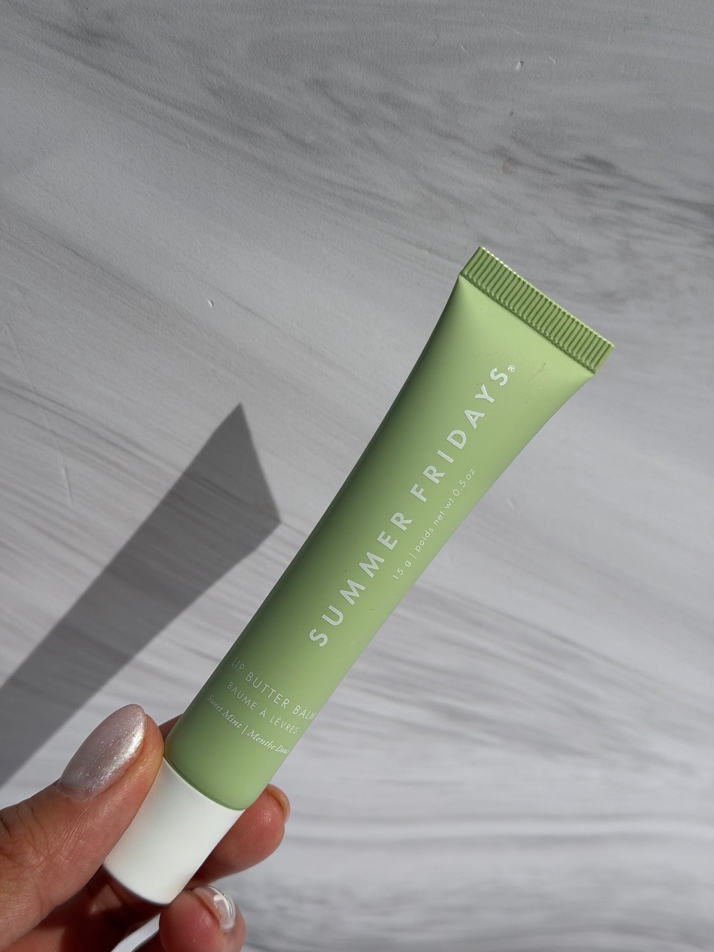 Summer Fridays-Lip Butter Balm Treatment for Hydration + Nourishing Shine-SWEET MINT (sin caja)