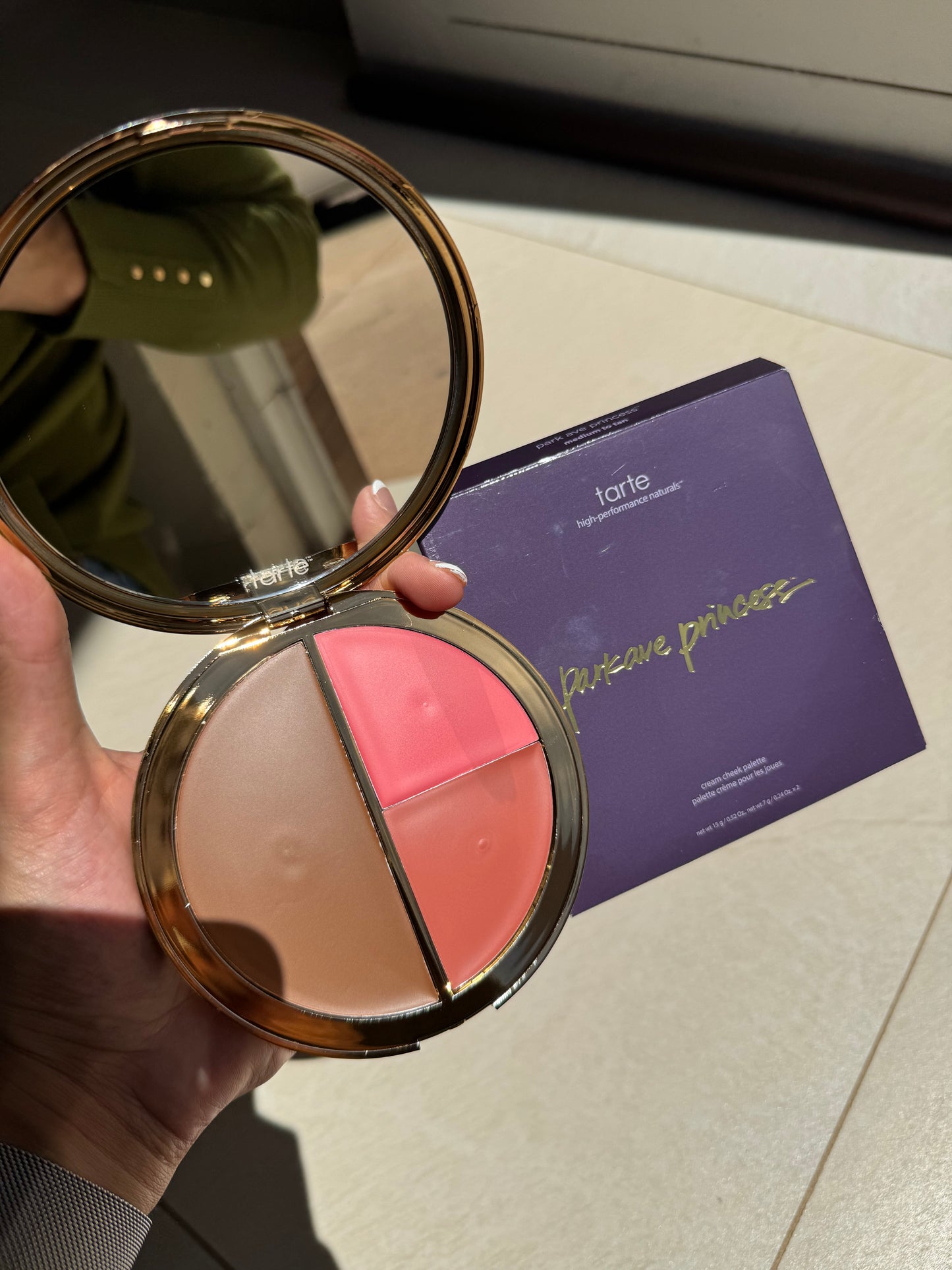 Park ave princess™ cream cheek palette Tarte Medium to Tan