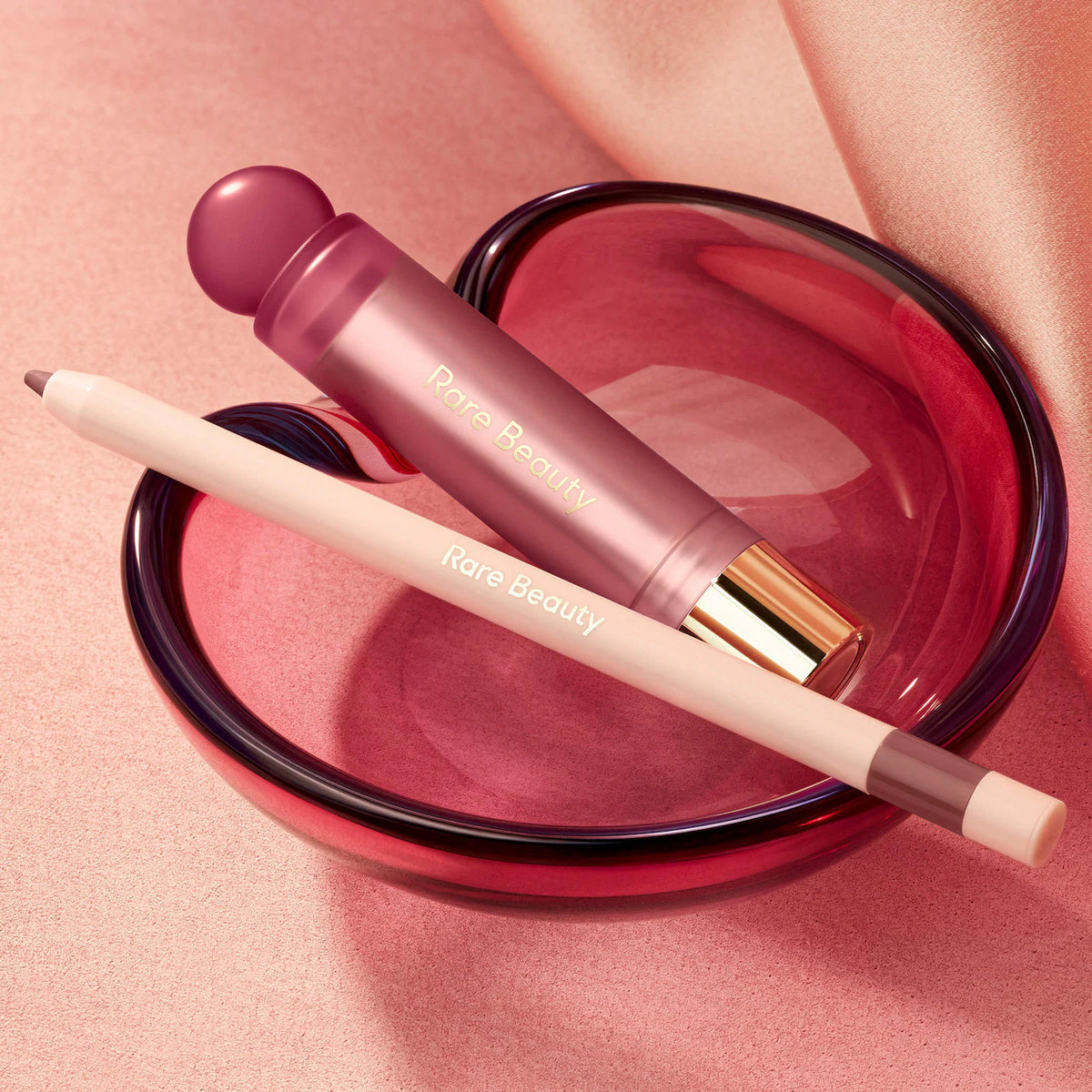 PREVENTA-Rare Beauty by Selena Gomez Mauve Faves Lip Duo Makeup Gift Set