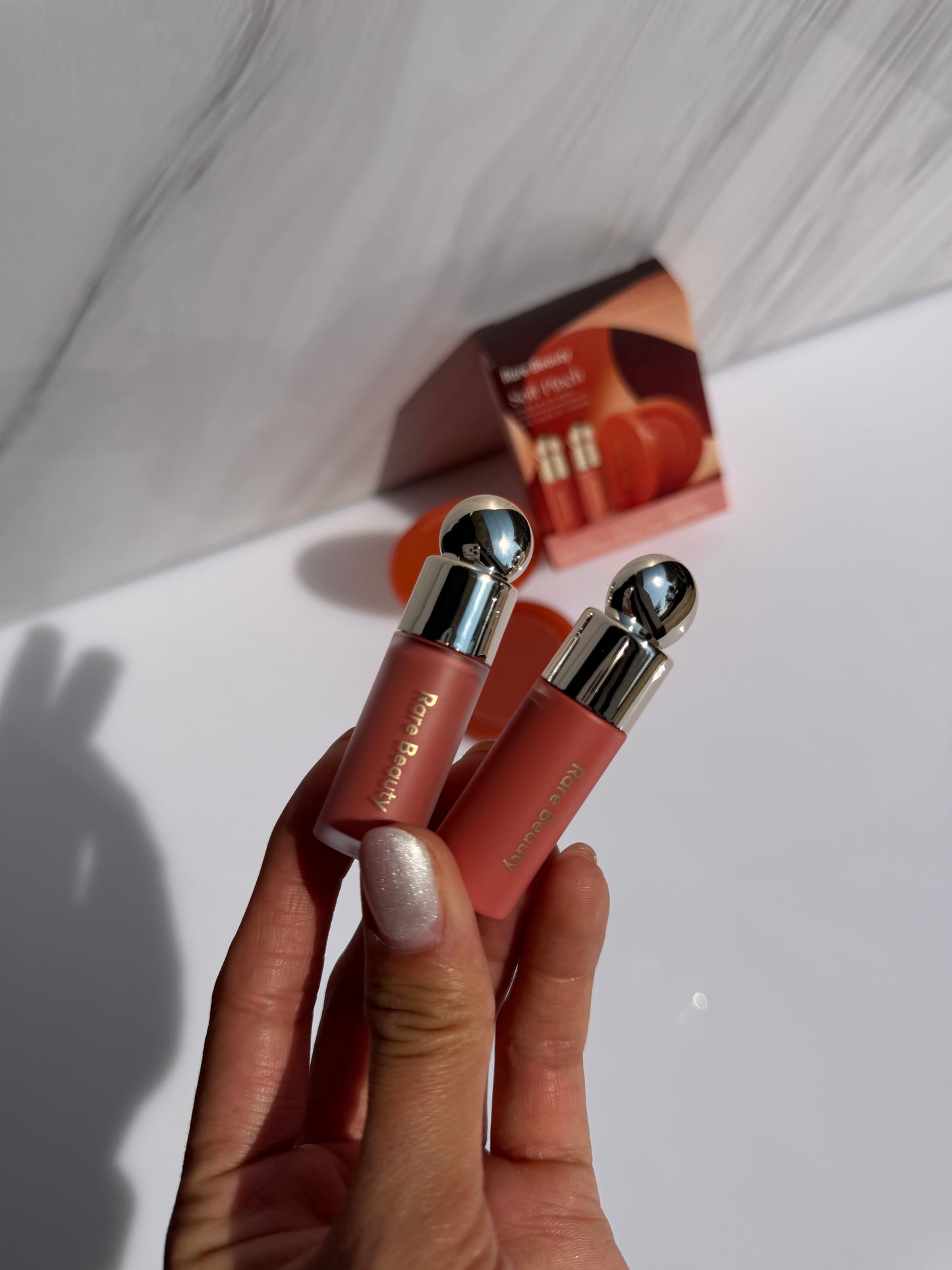 Rare Beauty by Selena Gomez 
Soft Pinch Cheek & Lip Trio Makeup Gift Set