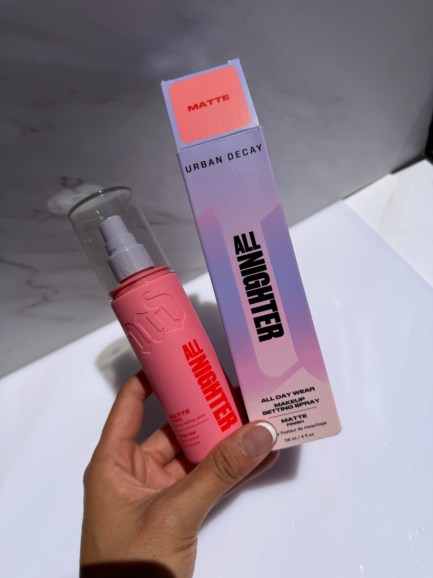 Urban Decay-All Nighter Waterproof Matte Setting Spray with 24HR Wear