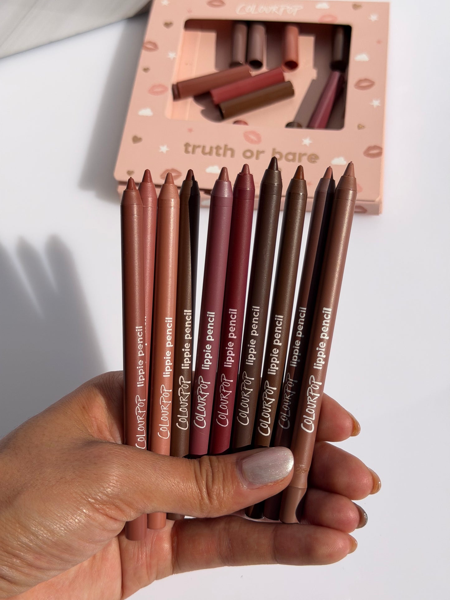 Set Delienadores Colourpop Nude 10pz - TRUTH OR BARE