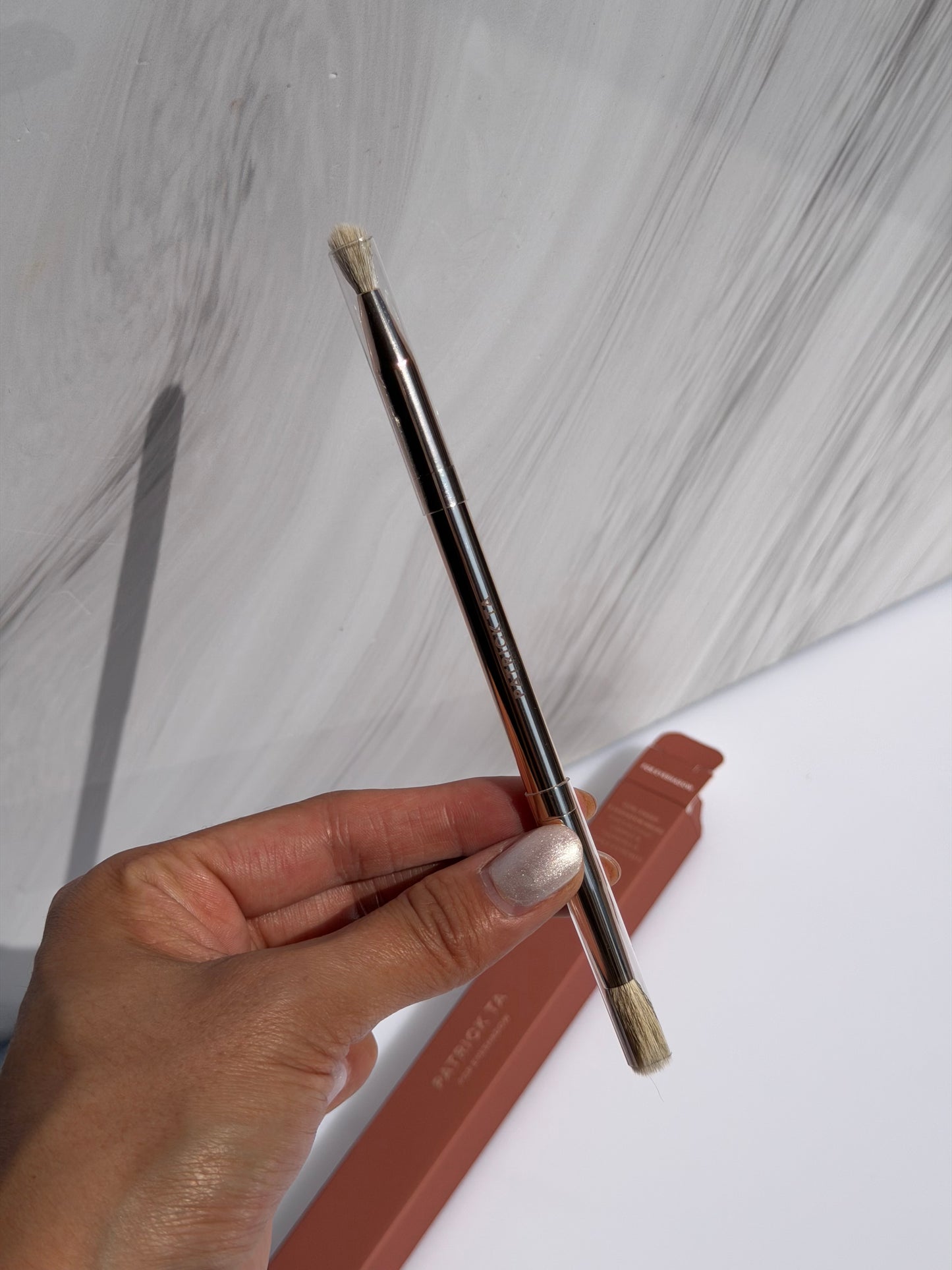 PATRICK TA Dual Ended Eyeshadow Brush- For Eyeshadow