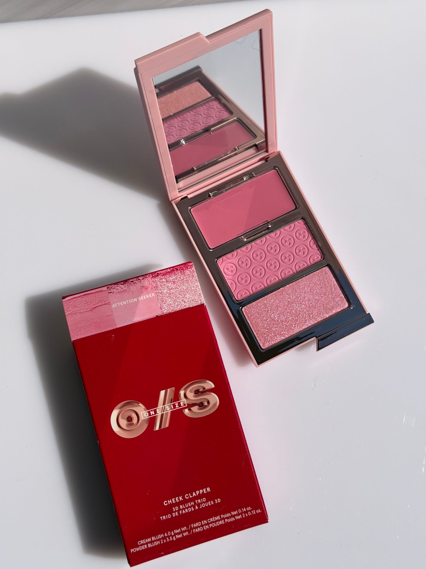 ONE/SIZE by Patrick Starrr Cheek Clapper 3D Blush Trio Palette- ATTENTION SEEKER