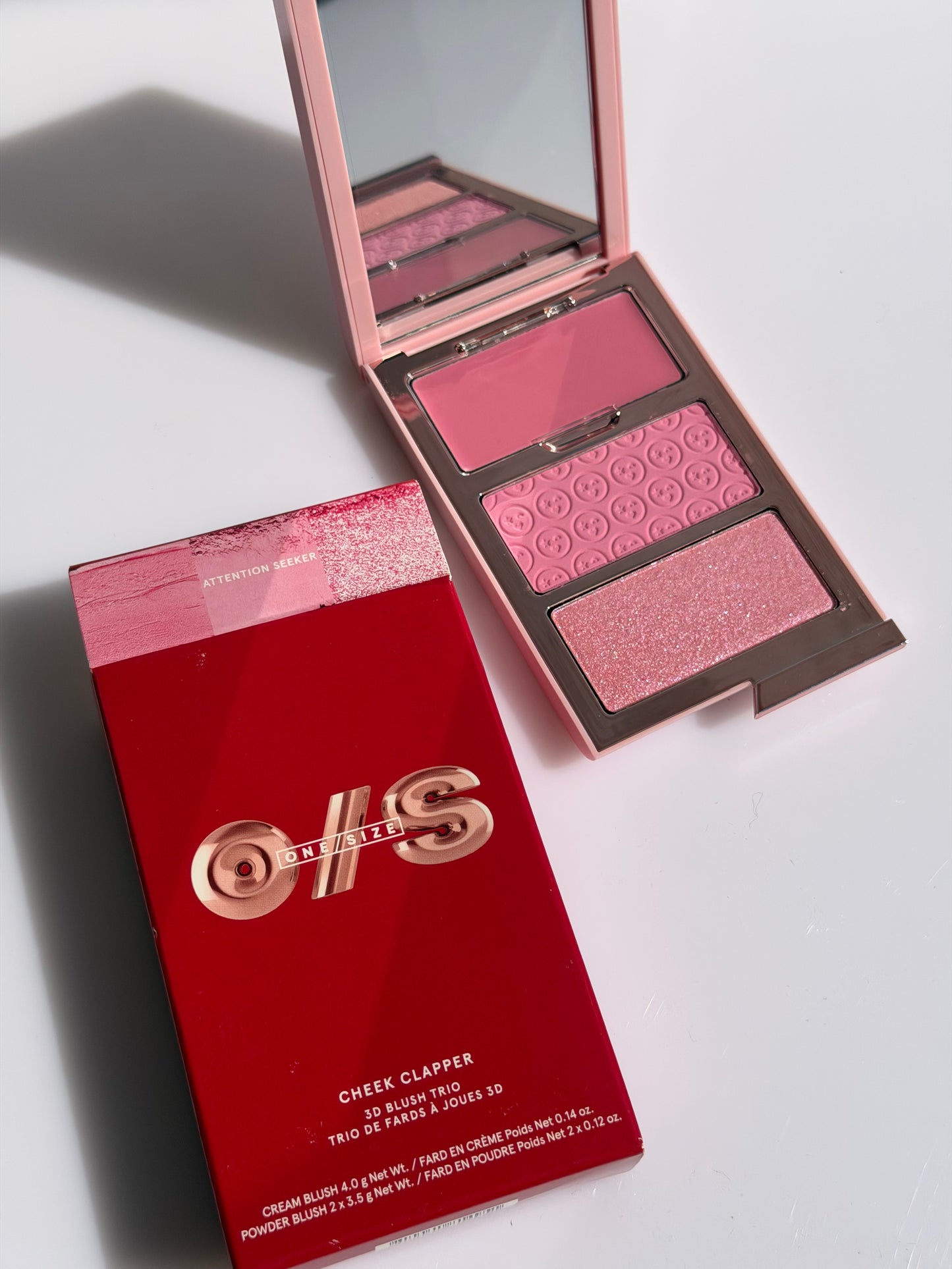 ONE/SIZE by Patrick Starrr Cheek Clapper 3D Blush Trio Palette- ATTENTION SEEKER