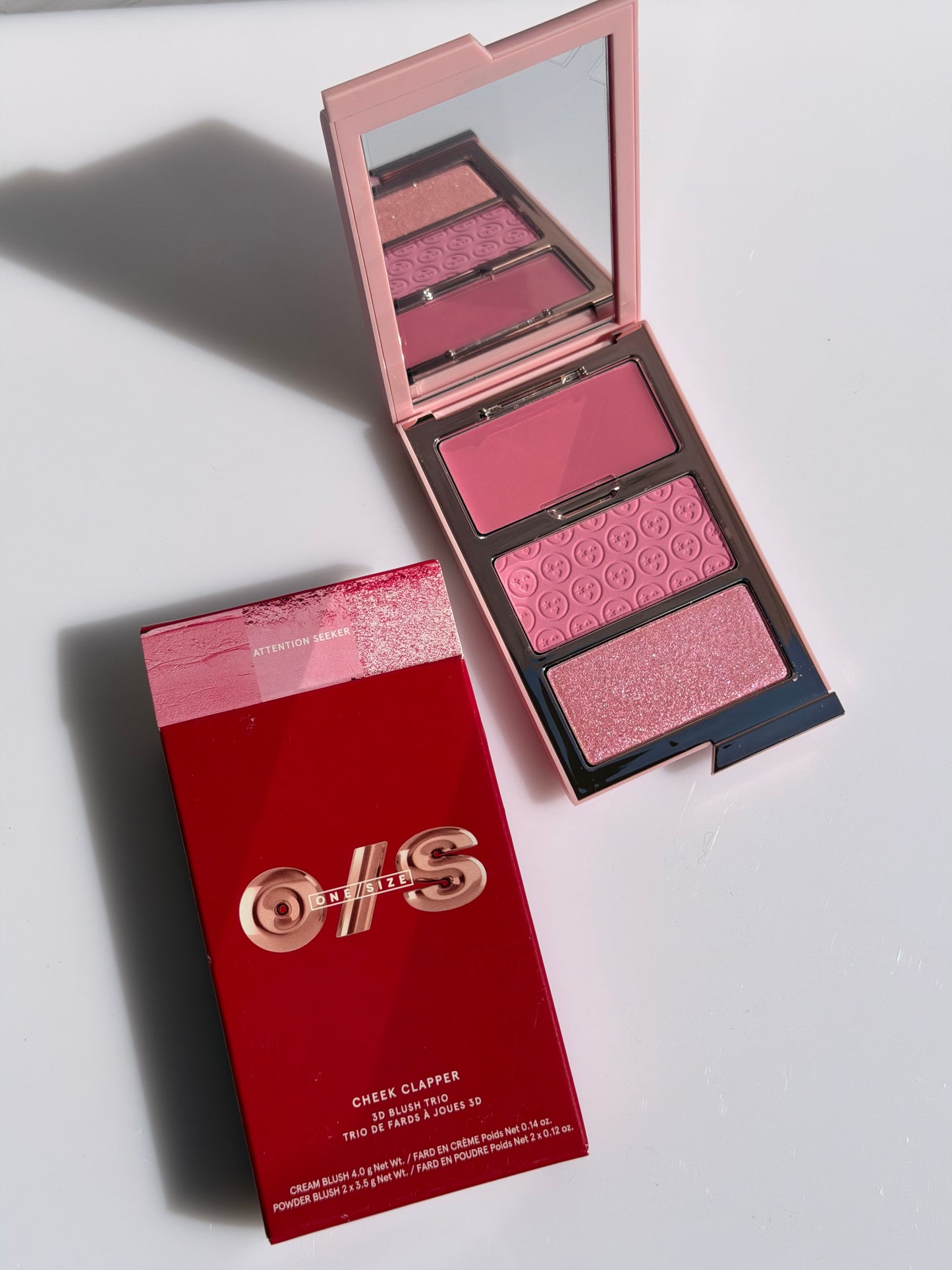 ONE/SIZE by Patrick Starrr Cheek Clapper 3D Blush Trio Palette- ATTENTION SEEKER