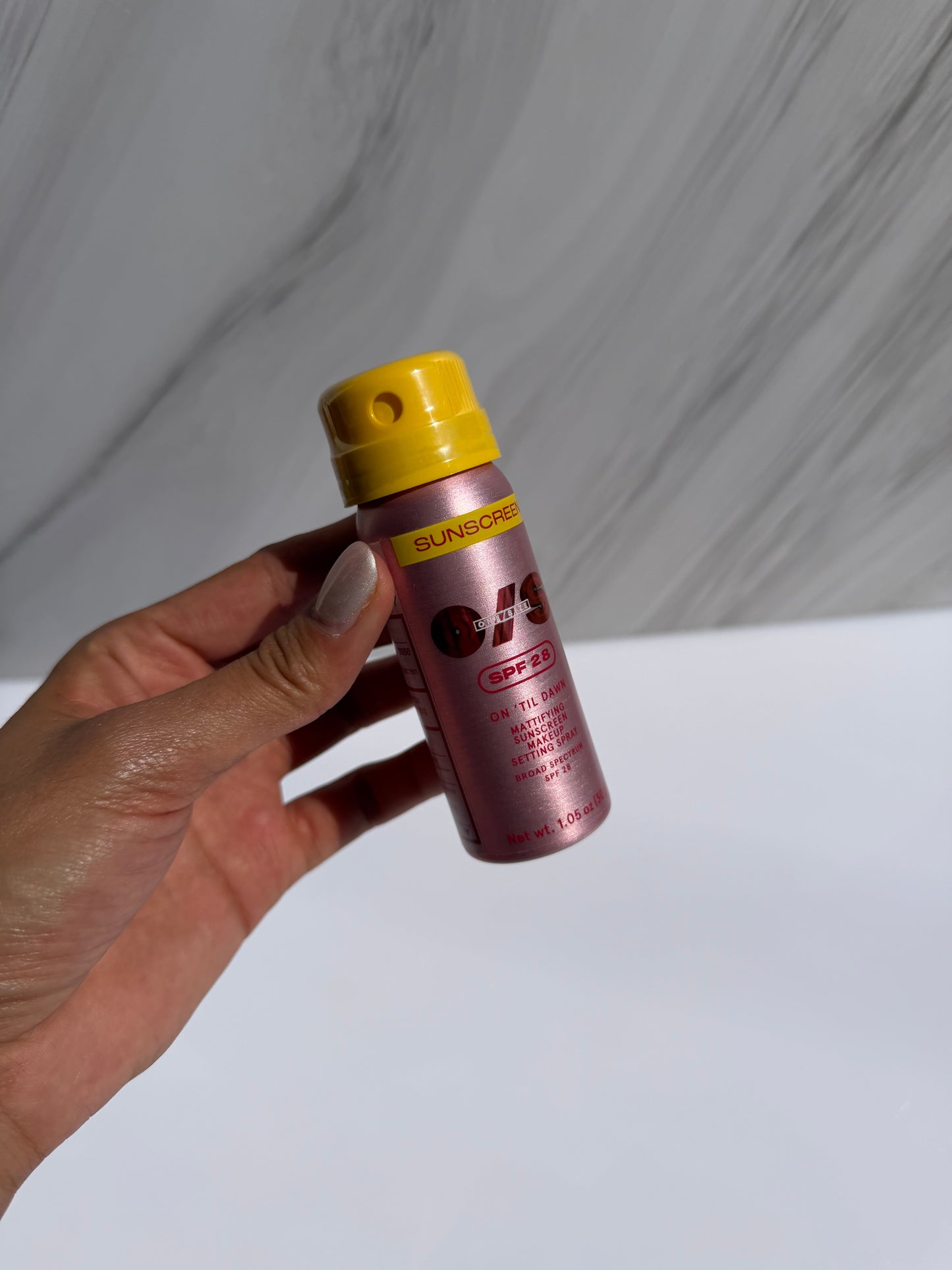 ONE/SIZE by Patrick Starrr Mini On 'Til Dawn Mattifying Sunscreen Makeup Setting Spray SPF 28