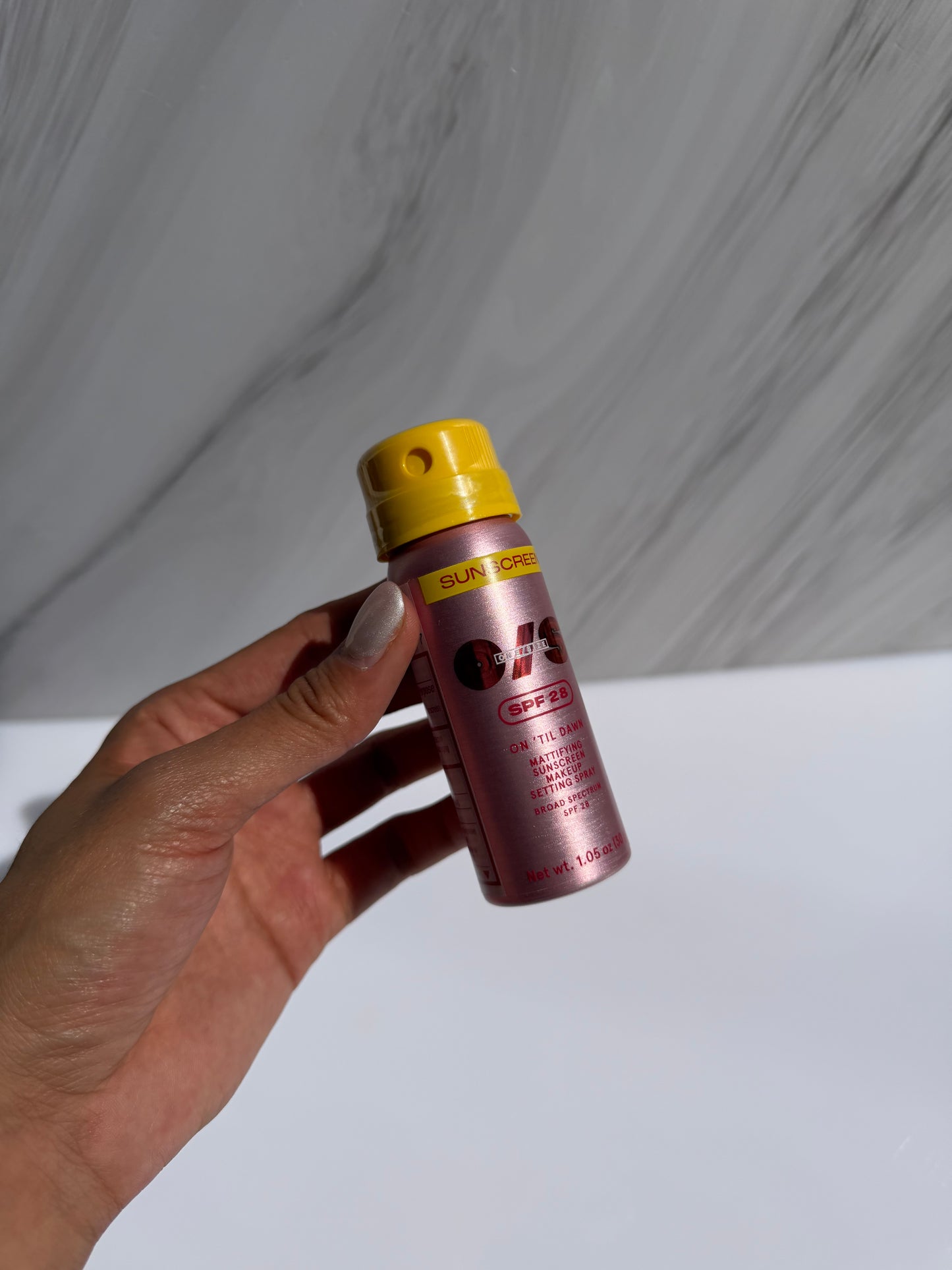 ONE/SIZE by Patrick Starrr Mini On 'Til Dawn Mattifying Sunscreen Makeup Setting Spray SPF 28