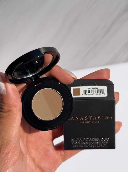 Anastasia Beverly Hills Brow Powder Duo Dual-Shade Powder Eyebrow Makeup Tono- SOFT BROWN