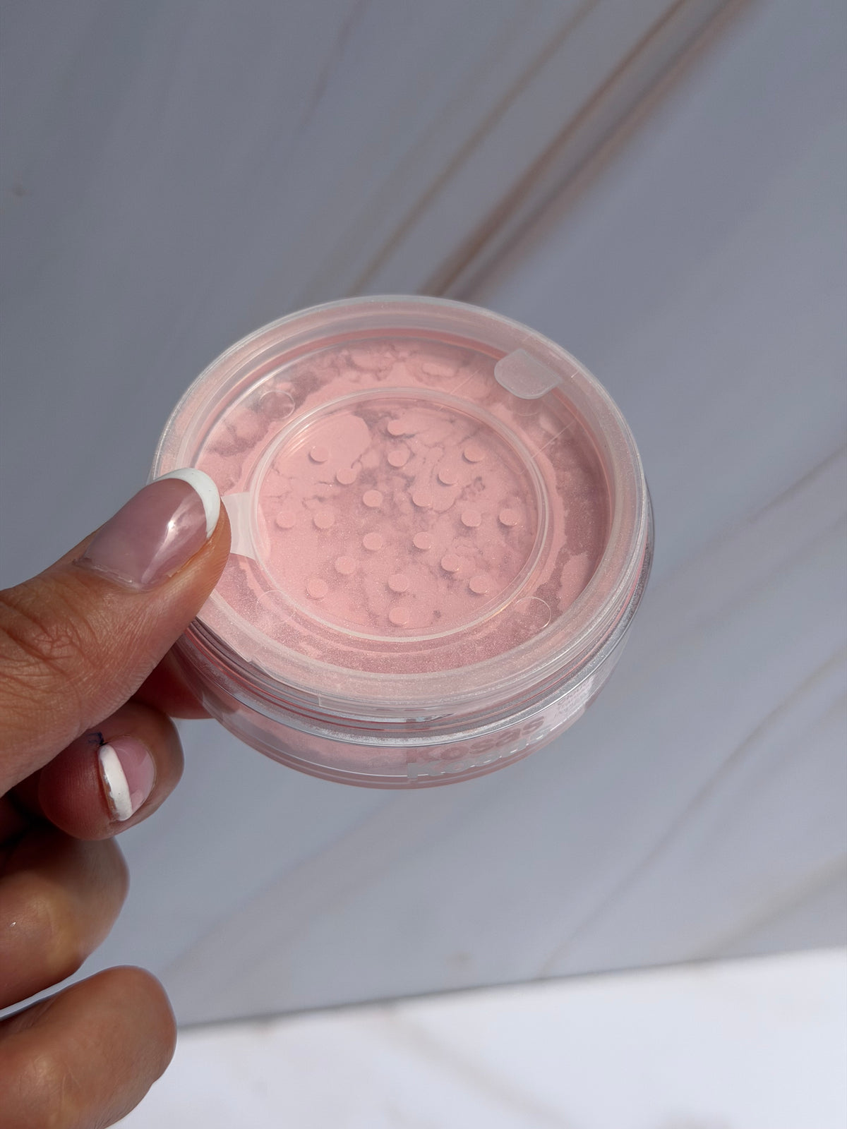 Kosas-Mini Cloud Set Loose Powder-Translucent Setting + Blurring Powder tono- candy