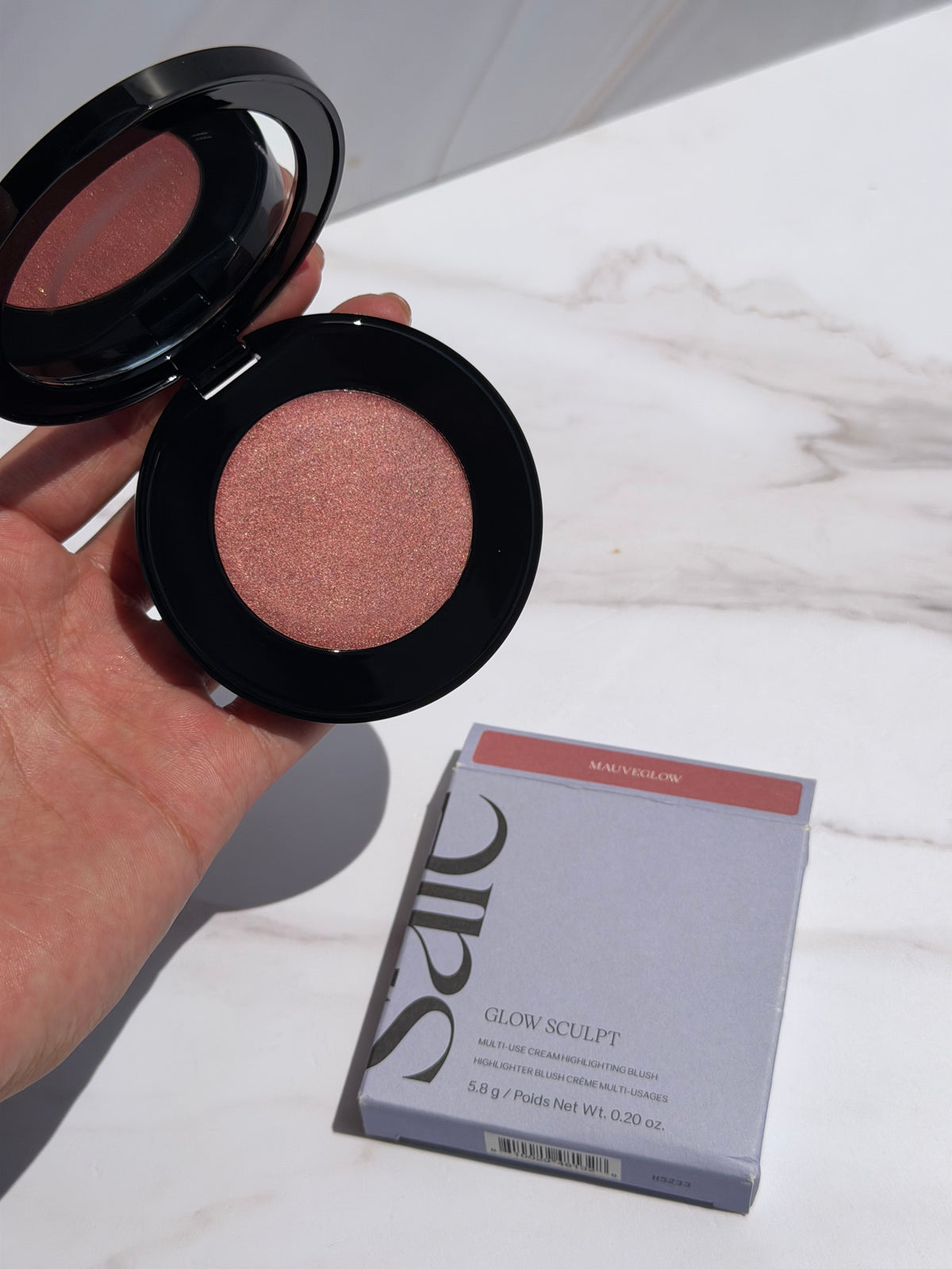 Saie -Glow Sculpt Multi-Use Cream Highlighting Blush- tono MAUVEGLOW