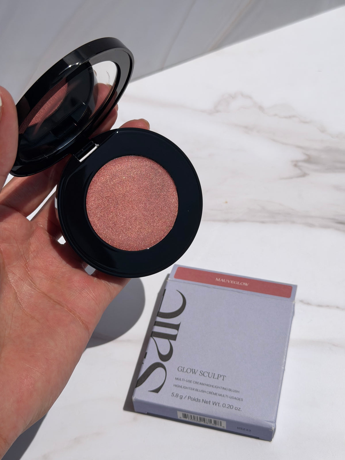 Saie -Glow Sculpt Multi-Use Cream Highlighting Blush- tono MAUVEGLOW