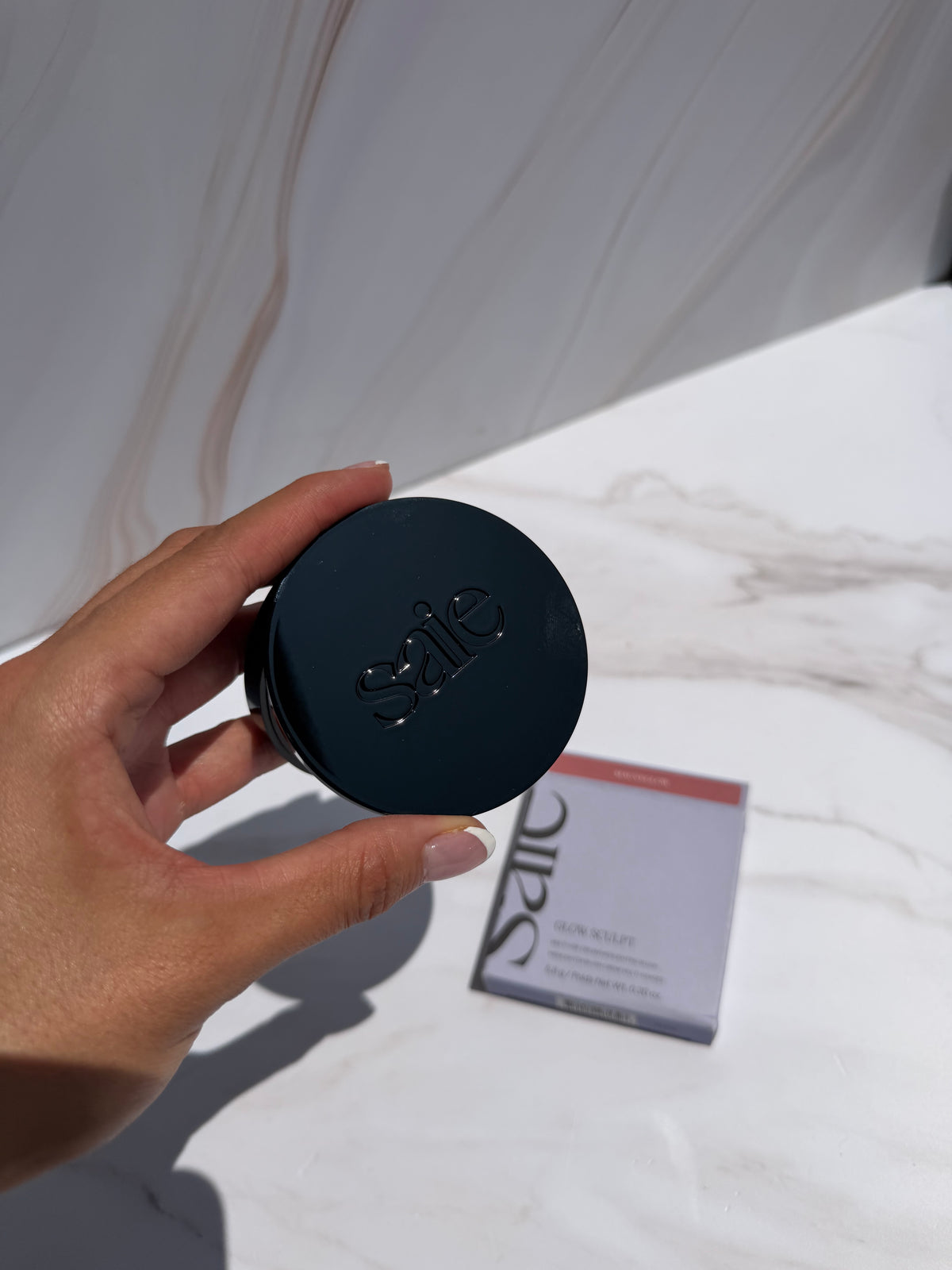 Saie -Glow Sculpt Multi-Use Cream Highlighting Blush- tono MAUVEGLOW