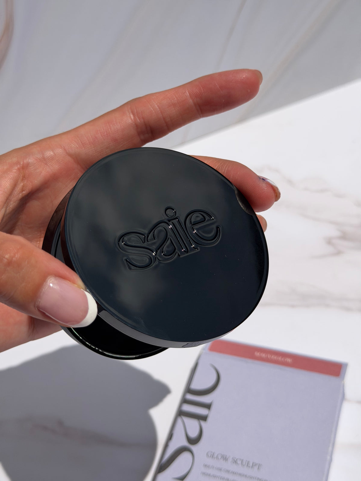 Saie -Glow Sculpt Multi-Use Cream Highlighting Blush- tono MAUVEGLOW