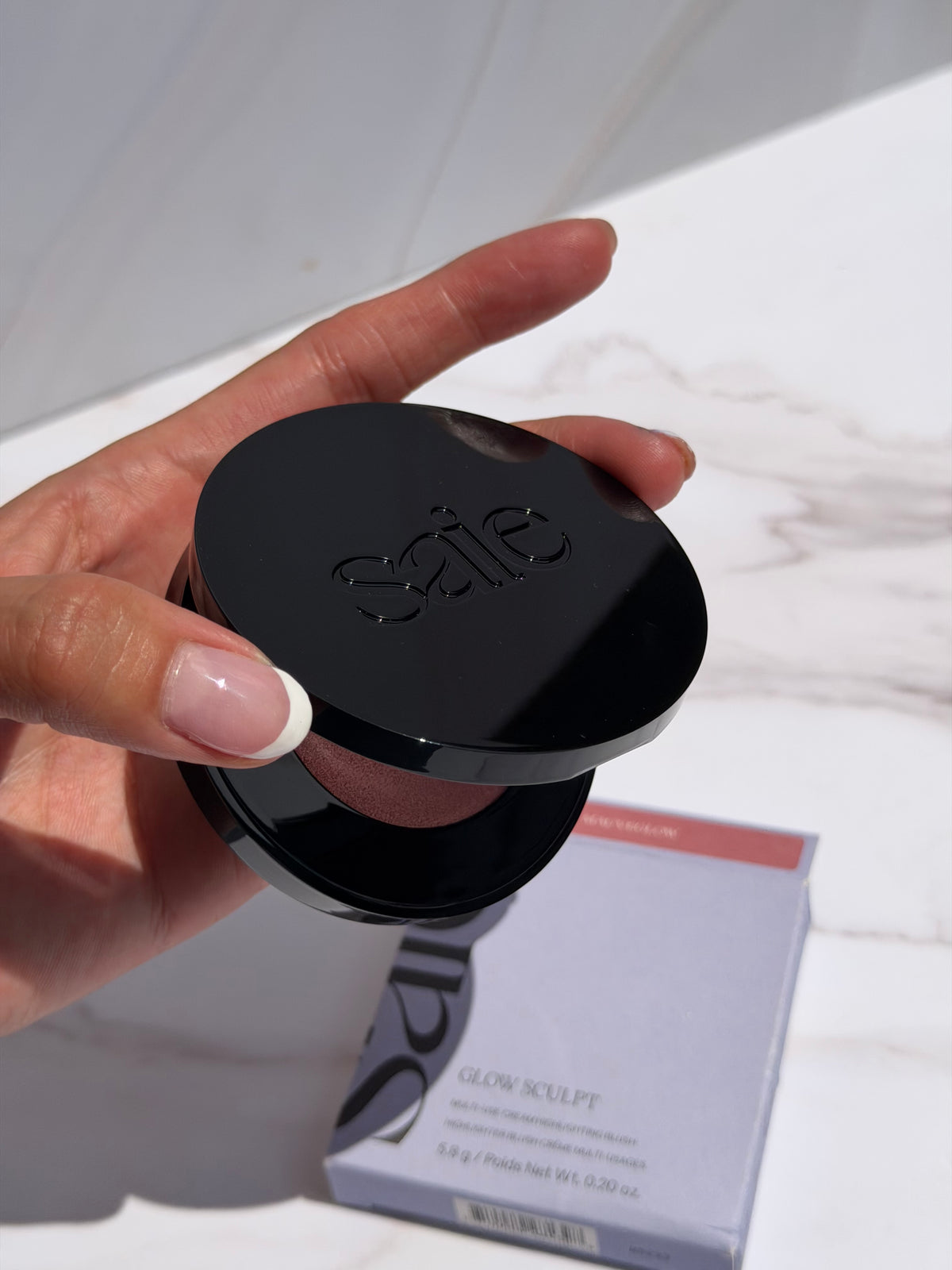 Saie -Glow Sculpt Multi-Use Cream Highlighting Blush- tono MAUVEGLOW