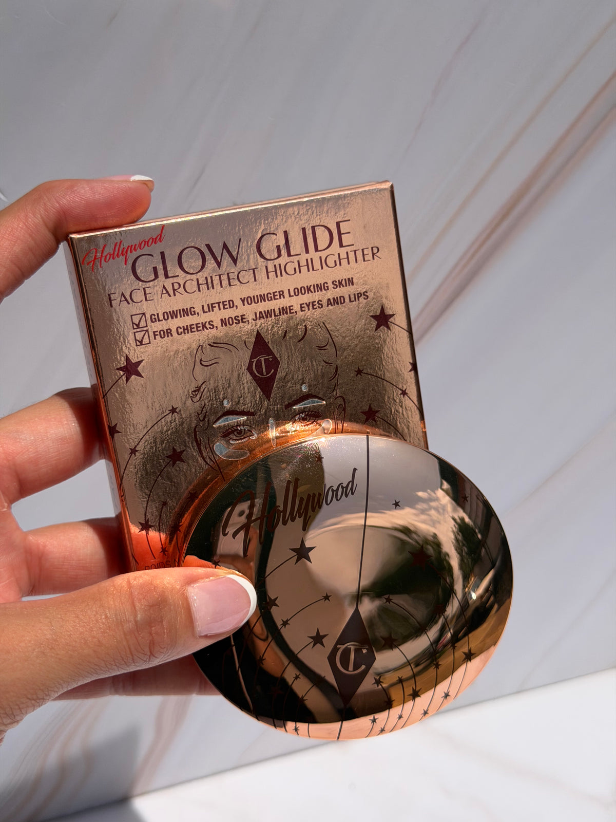 HOLLYWOOD GLOW GLIDE FACE ARCHITECT HIGHLIGHTER- GILDED GLOW