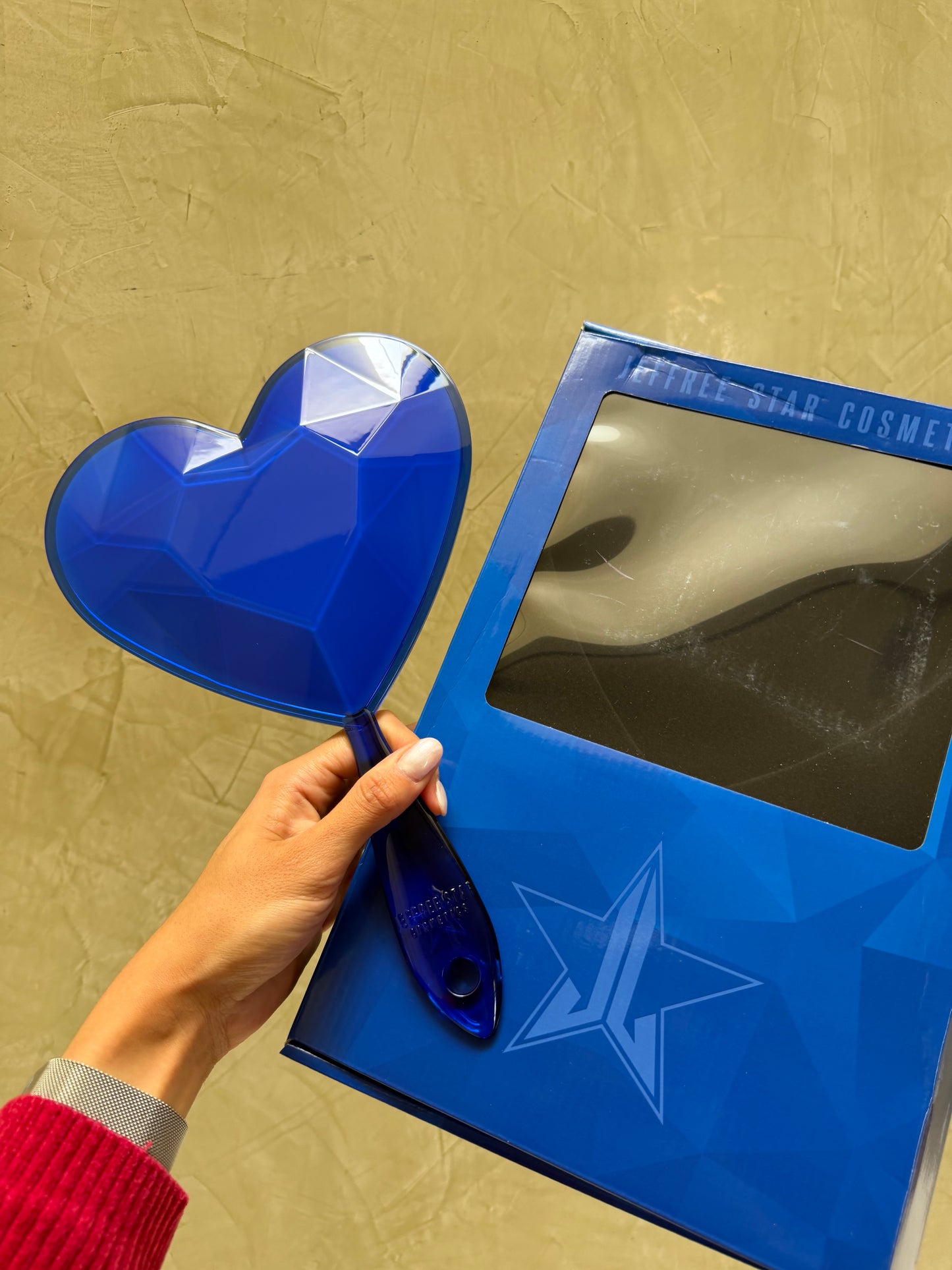 Hand Mirrors Jeffree Star- Blue Blood Crystal Heart