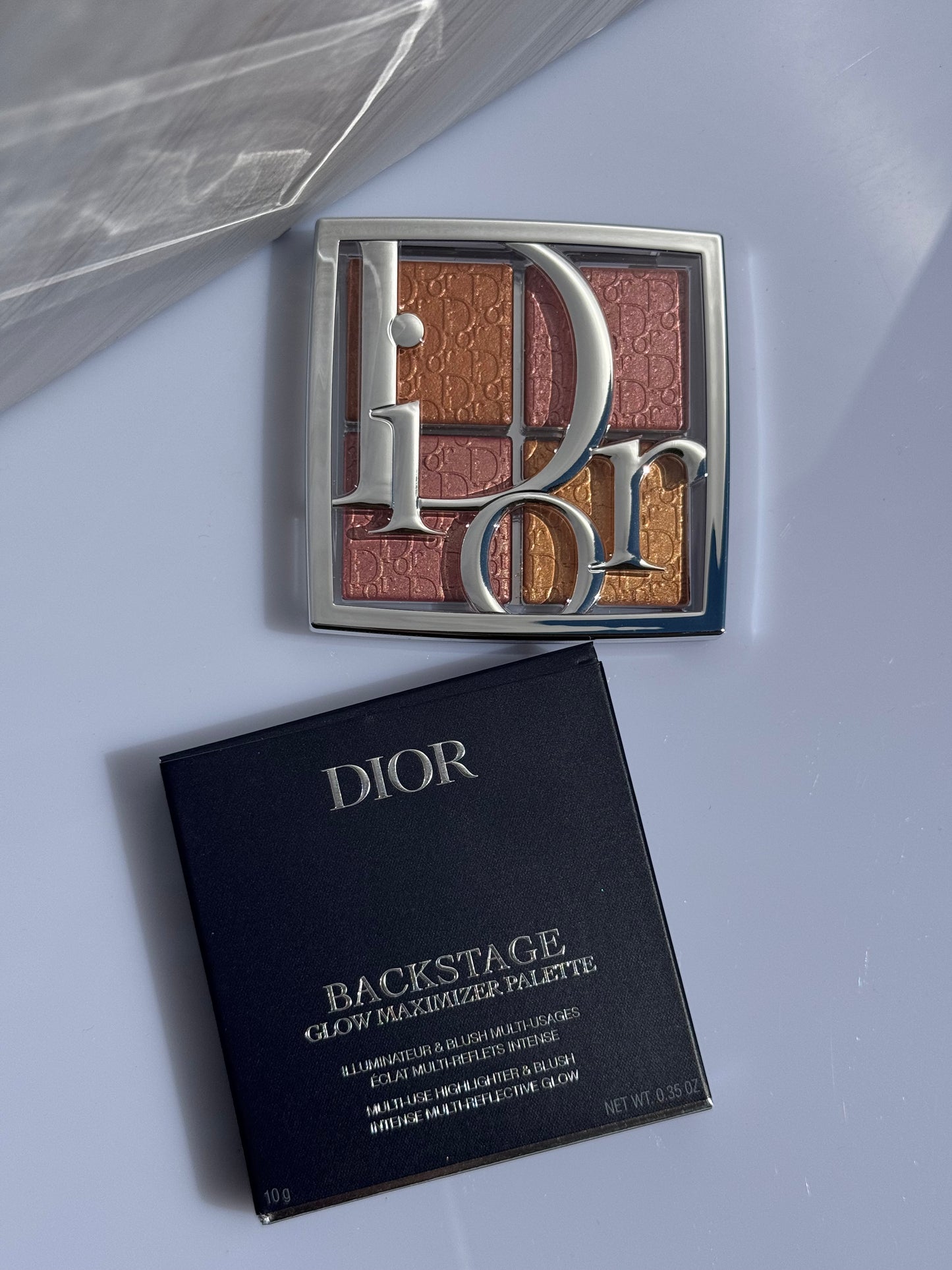 DIOR Backstage Glow Maximizer Face Palette - 005 Sunlit Amber Glow