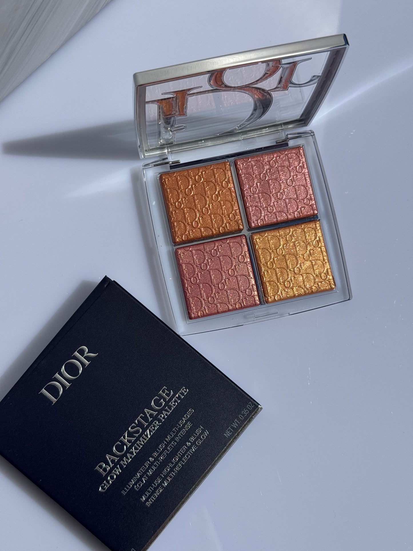 DIOR Backstage Glow Maximizer Face Palette - 005 Sunlit Amber Glow