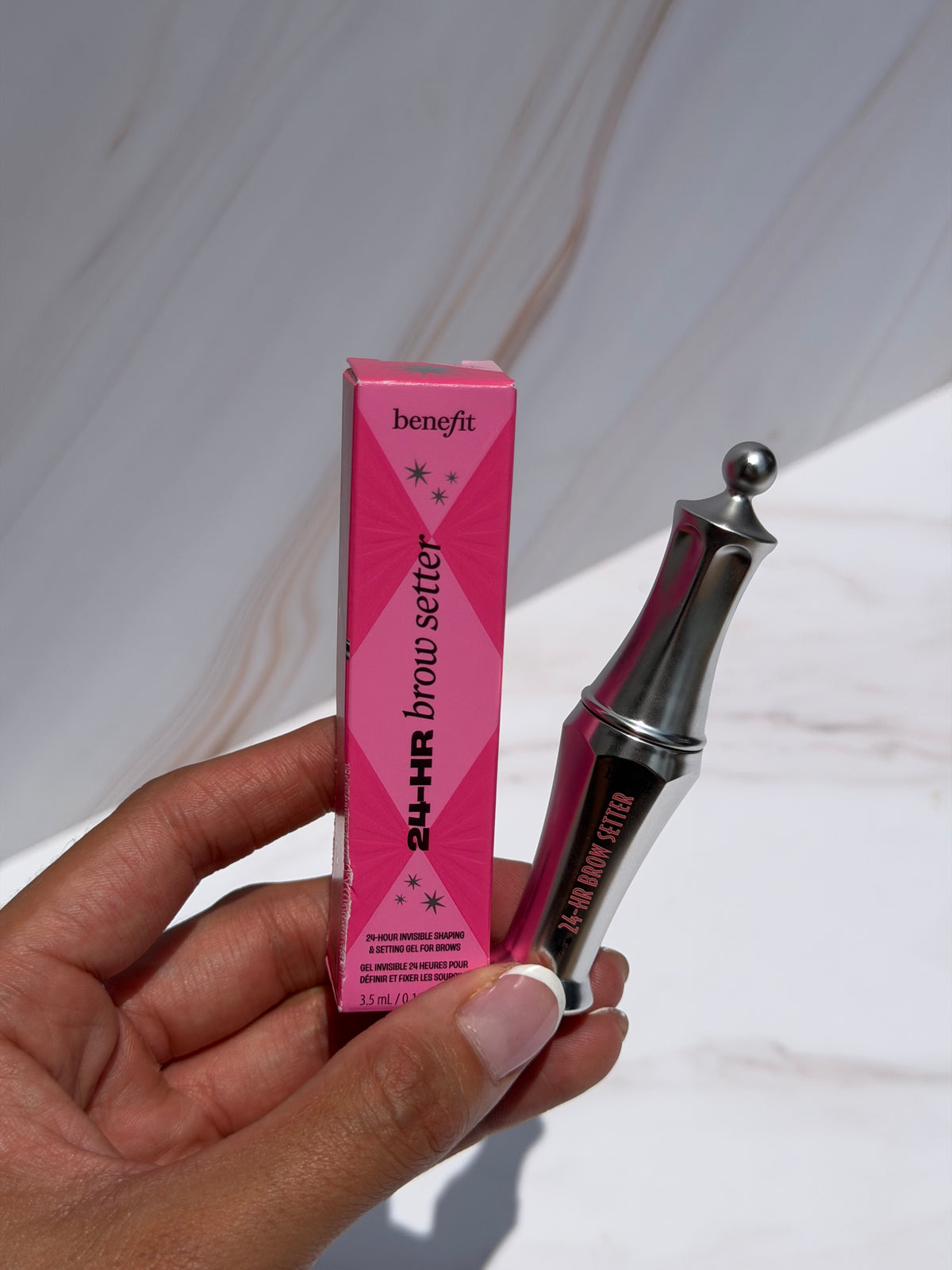 Benefit Cosmetics 
Mini 24-HR Brow Setter Clear Brow Gel with Lamination Effect 3.5ml
