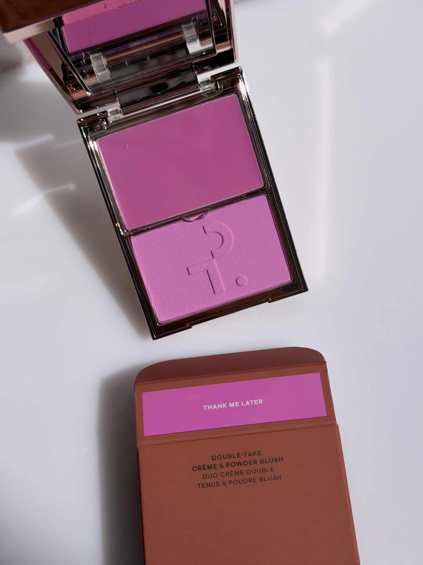 Double Take Crème & Powder Blush Patrick Ta THANK ME LATER