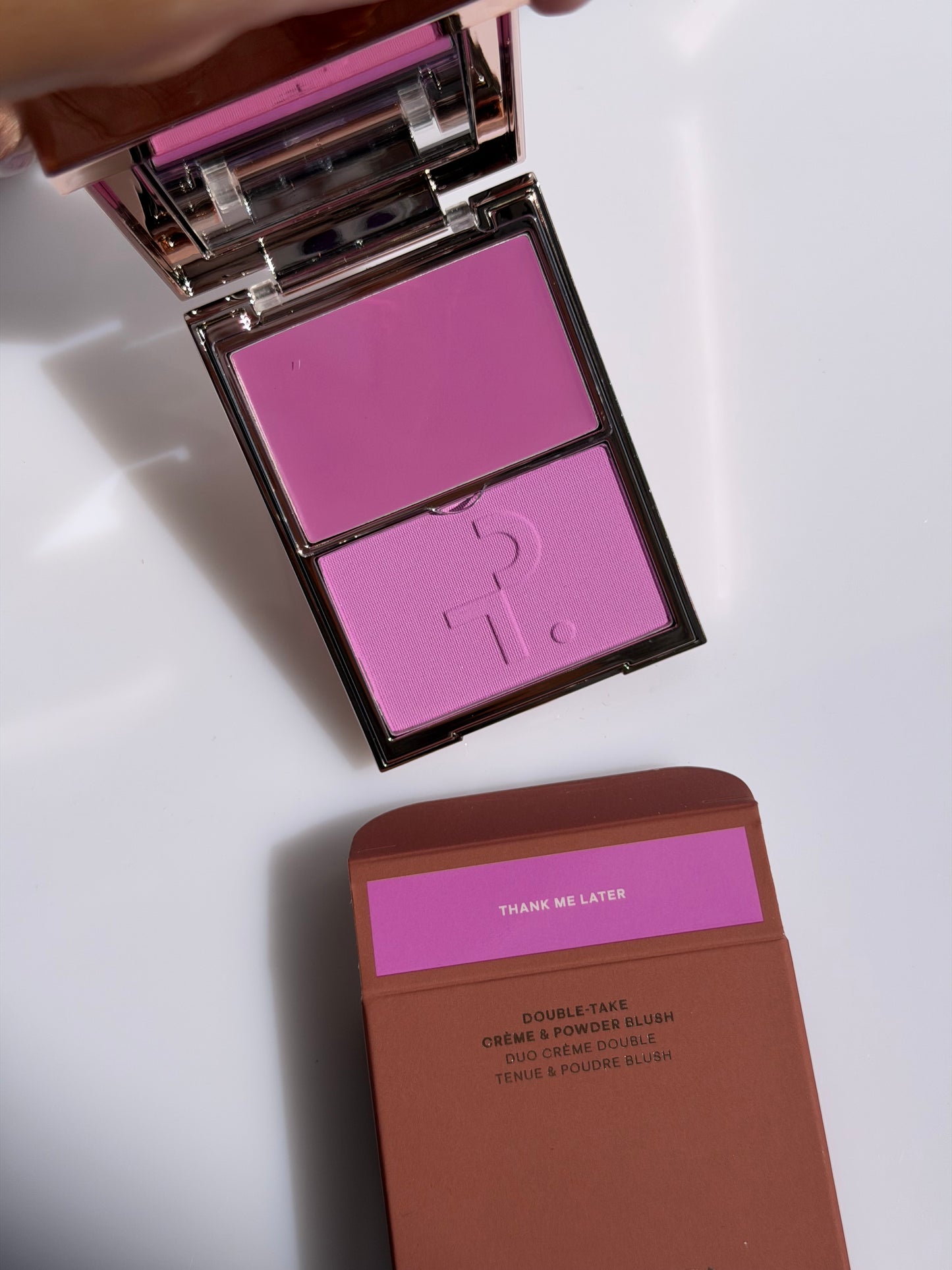 Double Take Crème & Powder Blush Patrick Ta THANK ME LATER