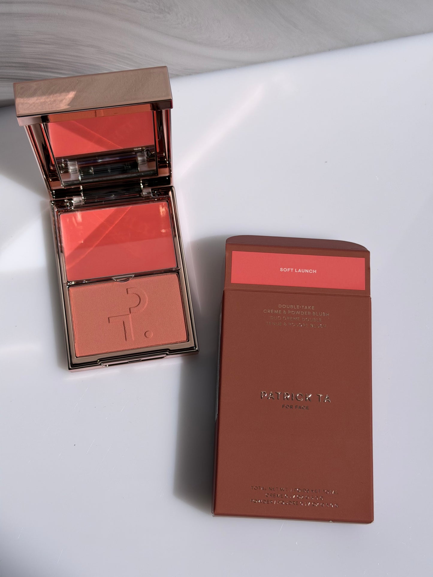 Double Take Crème & Powder Blush Patrick Ta -SOFT LAUNCH