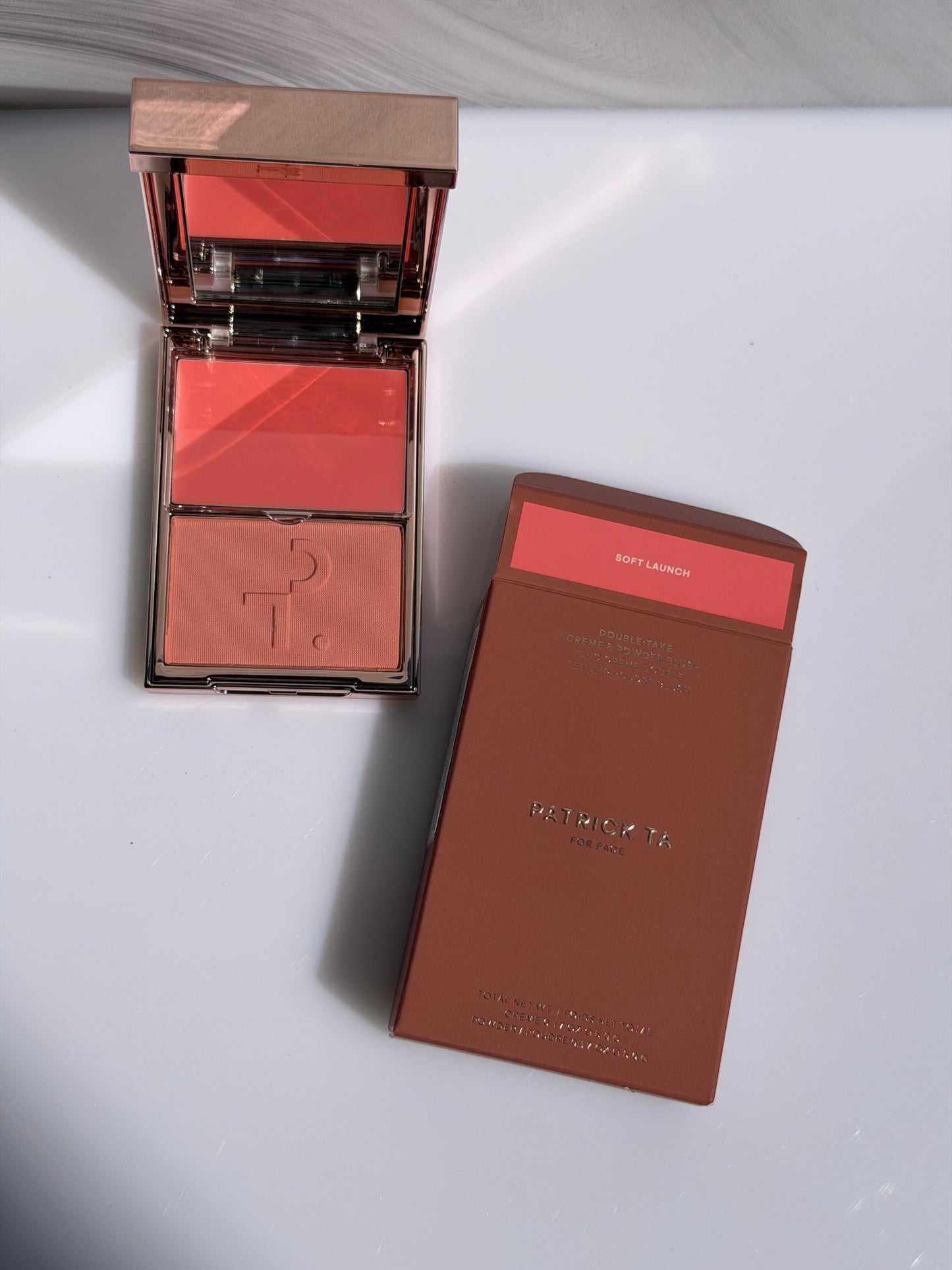Double Take Crème & Powder Blush Patrick Ta -SOFT LAUNCH