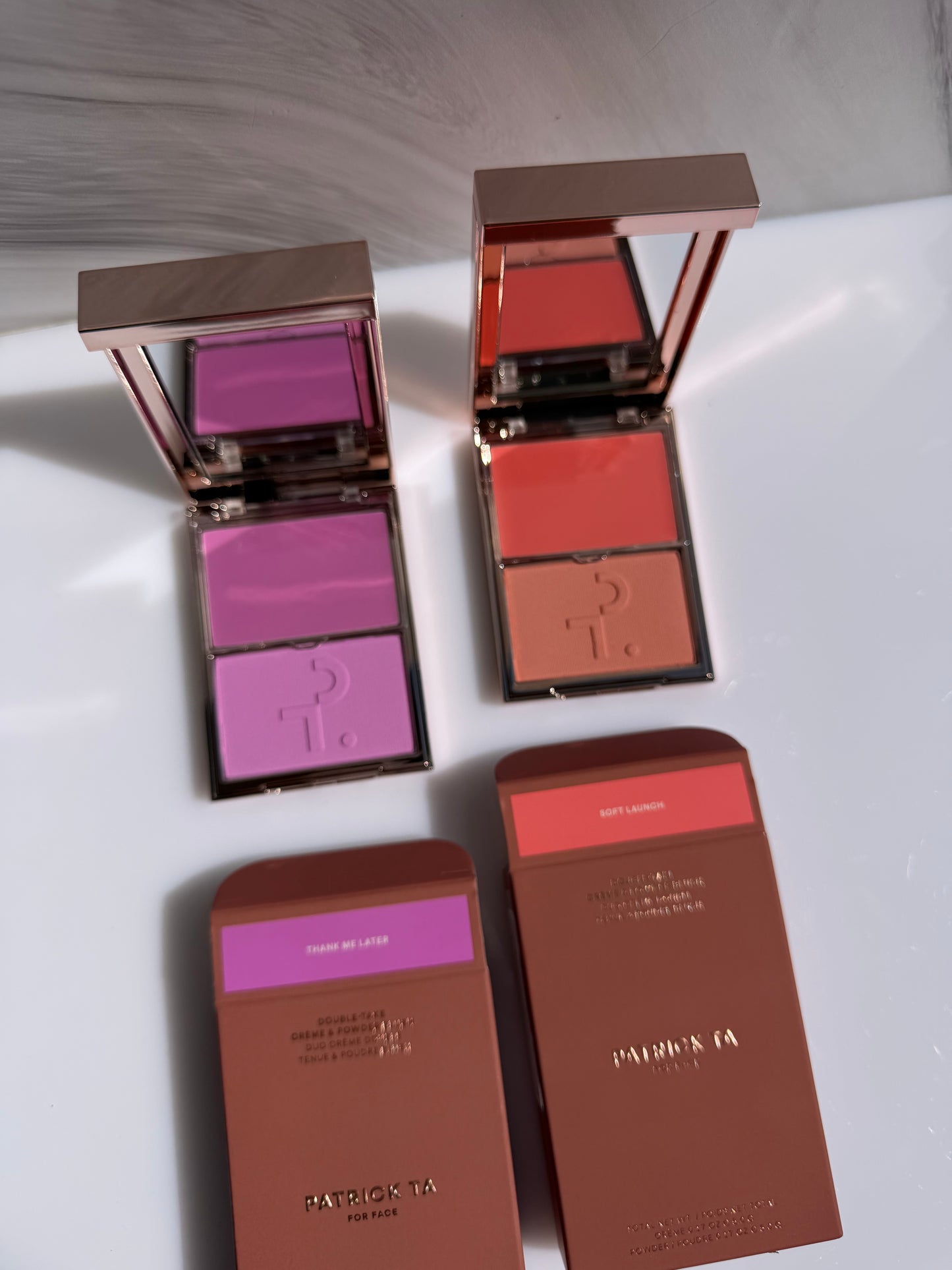 Double Take Crème & Powder Blush Patrick Ta THANK ME LATER
