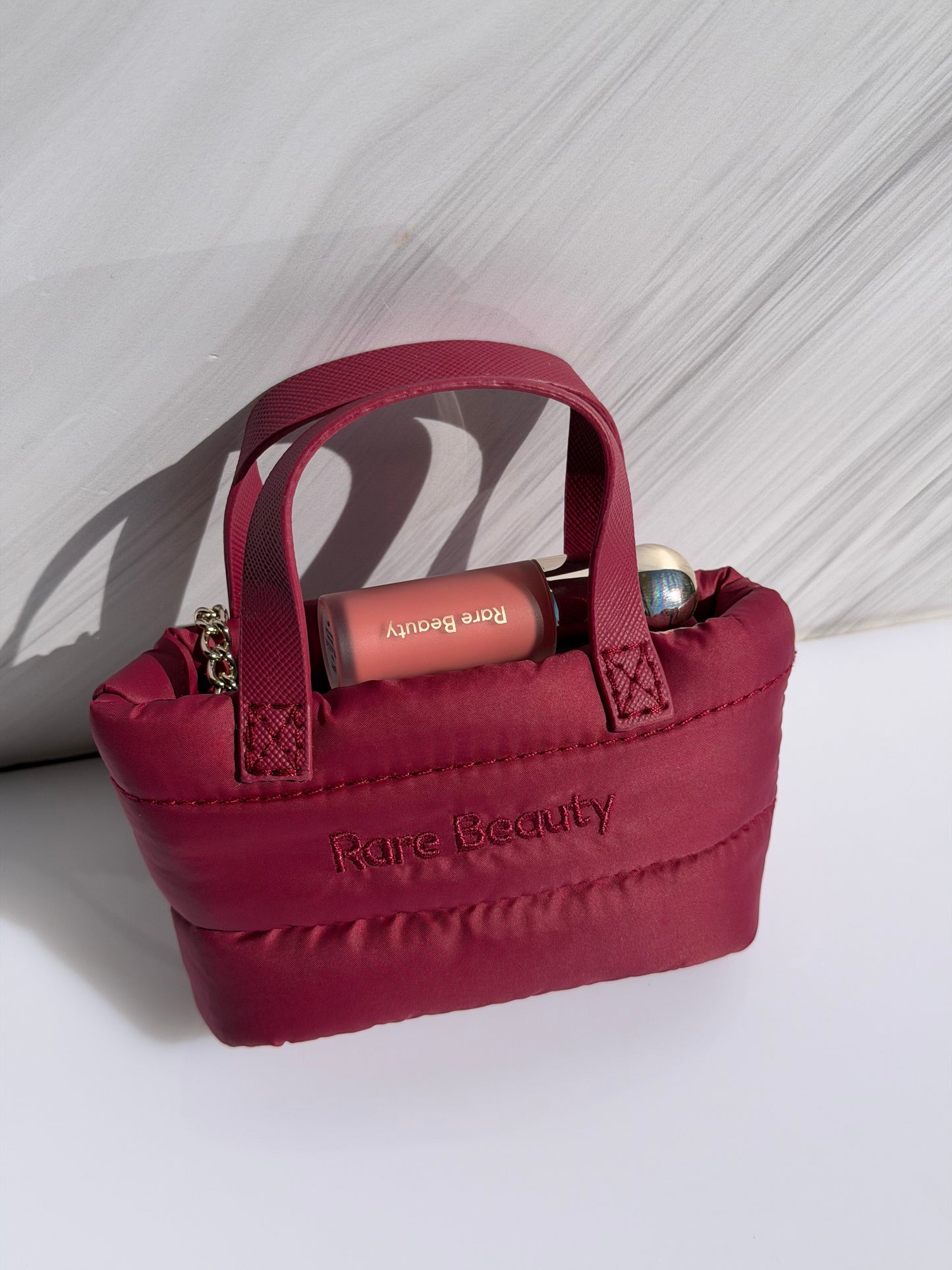 Mini Puffy Bag Rare Beauty MERLOT
