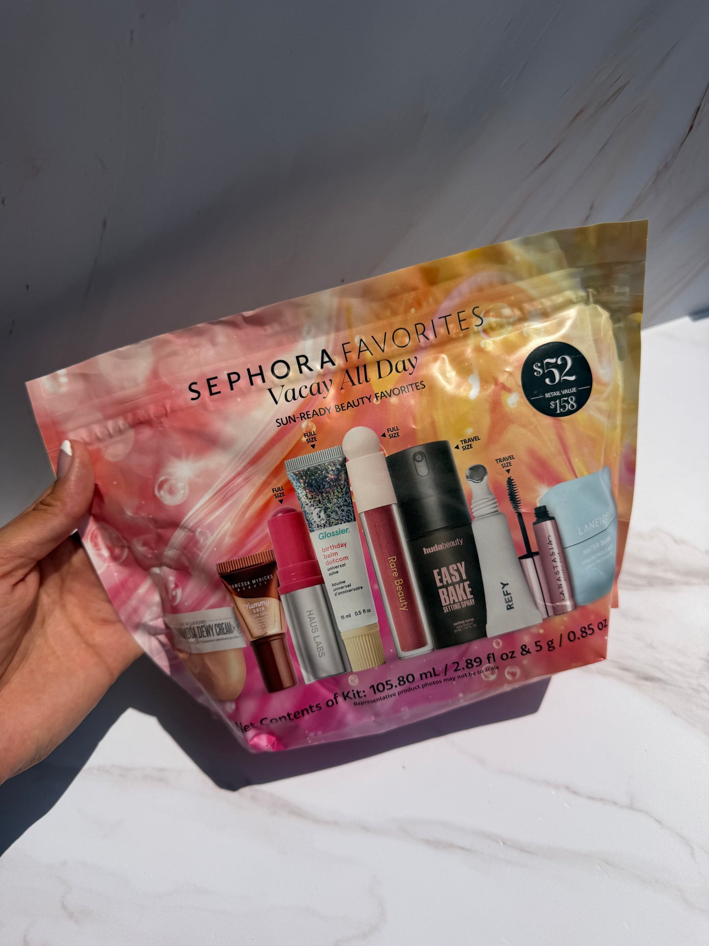 Sephora Favorites-Vacay All Day Makeup and Skincare Value Set