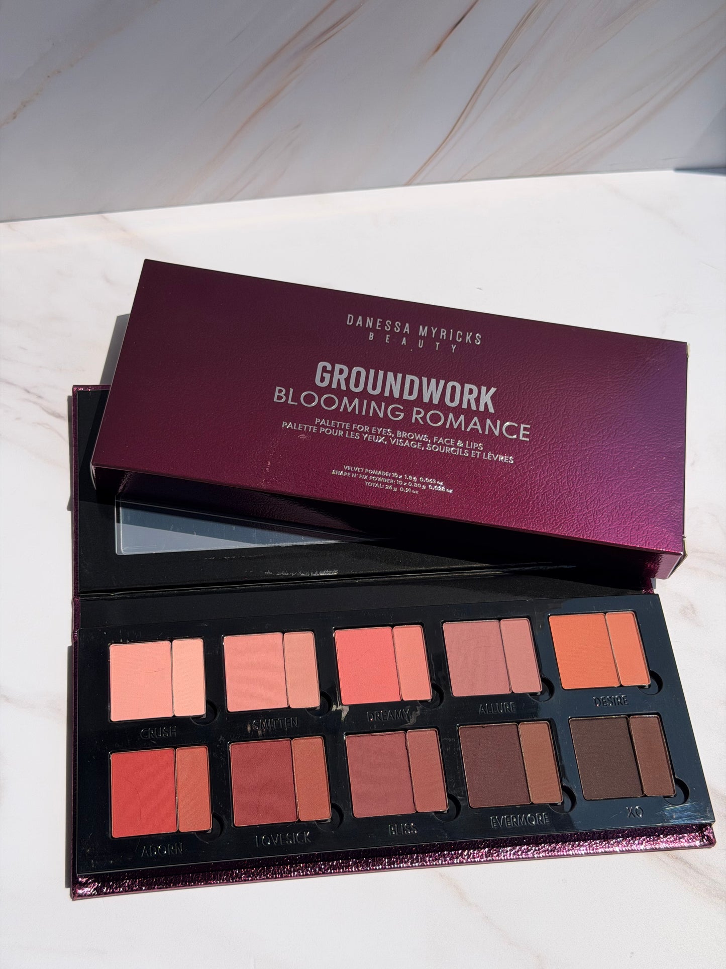 Danessa Myricks Beauty Groundwork: Blooming Romance - Palette For Eyes, Brows, Face & Lips