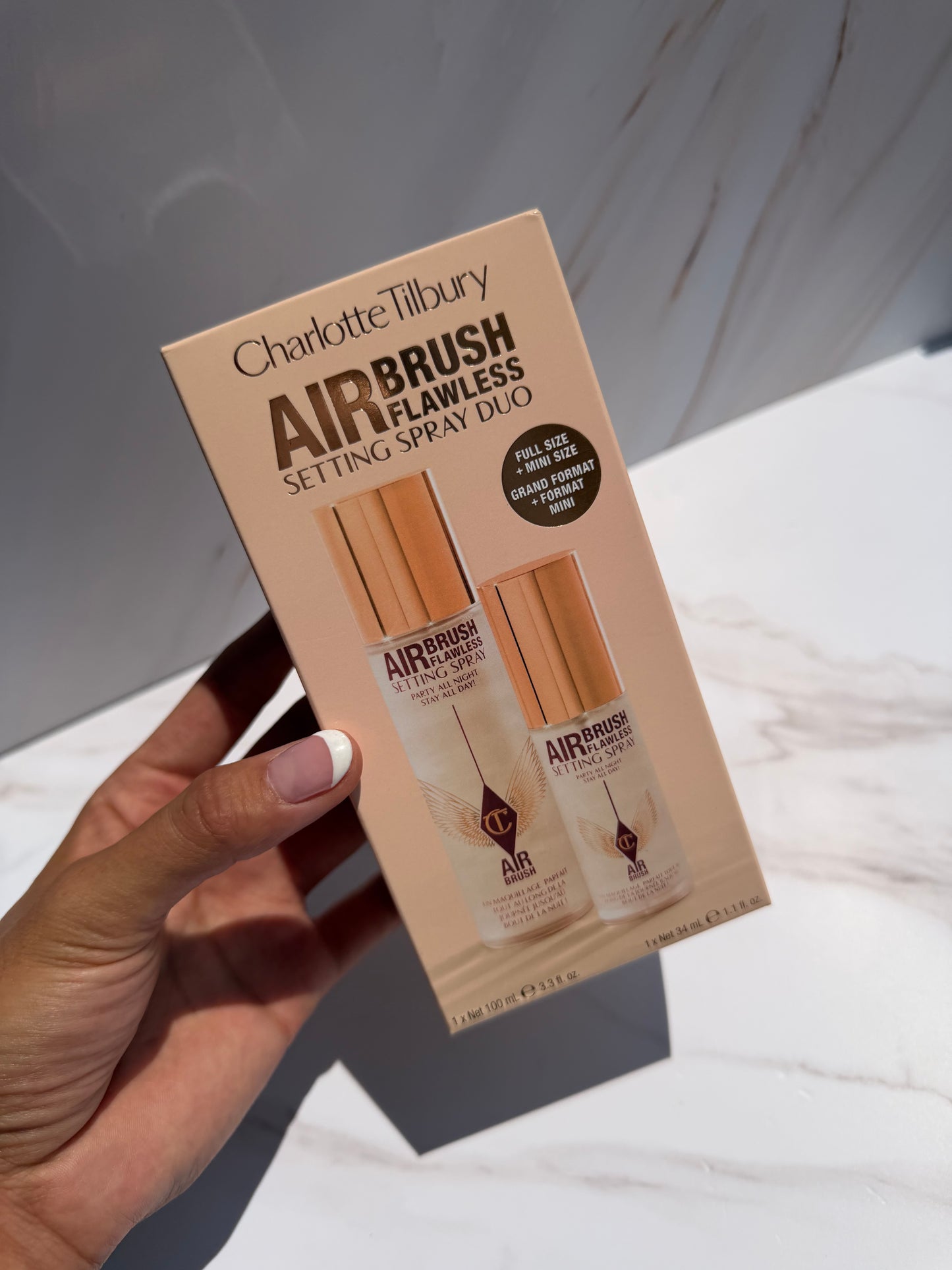 Set duo Charlotte Tilbury 100ml + 34ml Setting spray