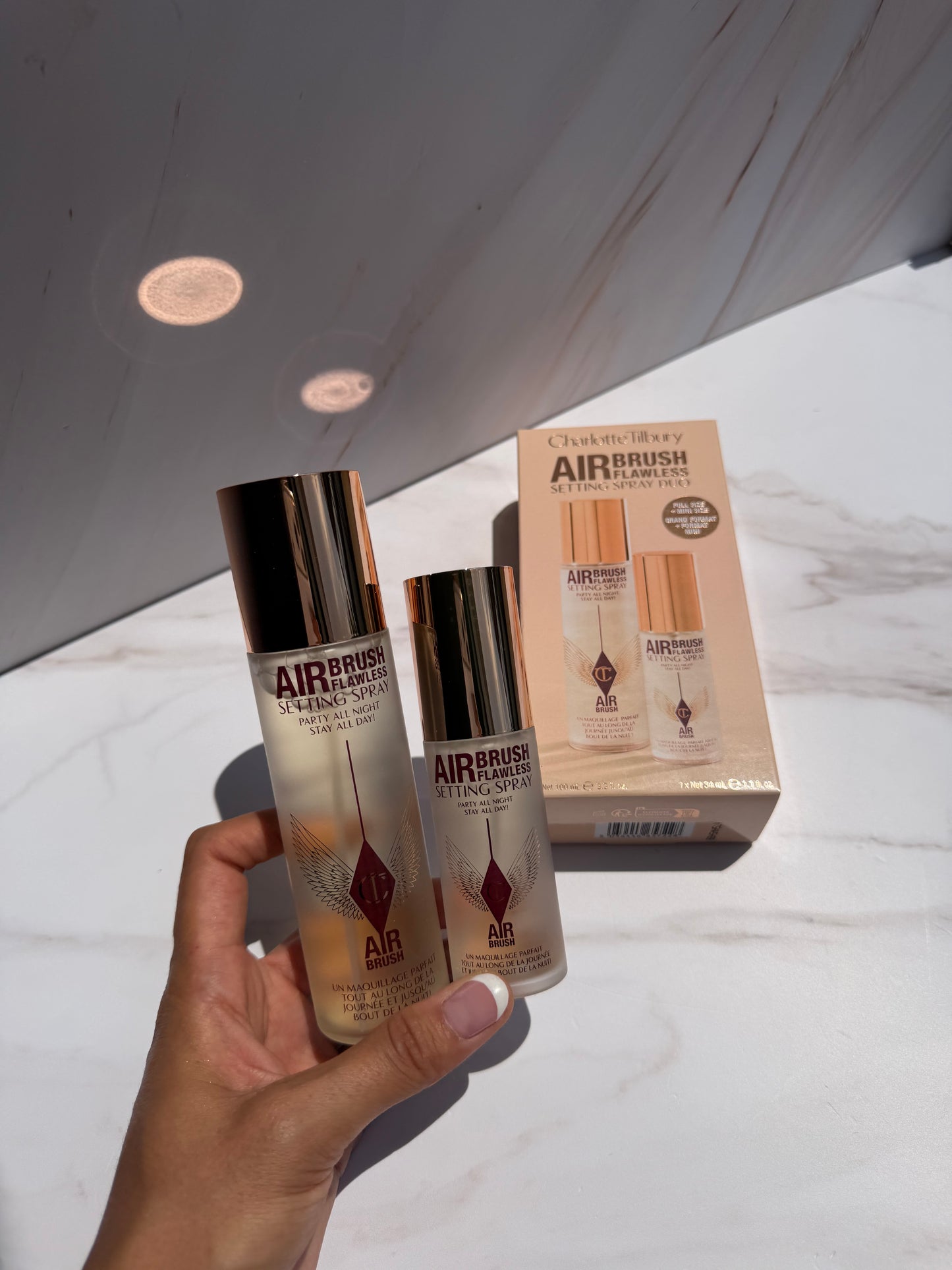 Set duo Charlotte Tilbury 100ml + 34ml Setting spray
