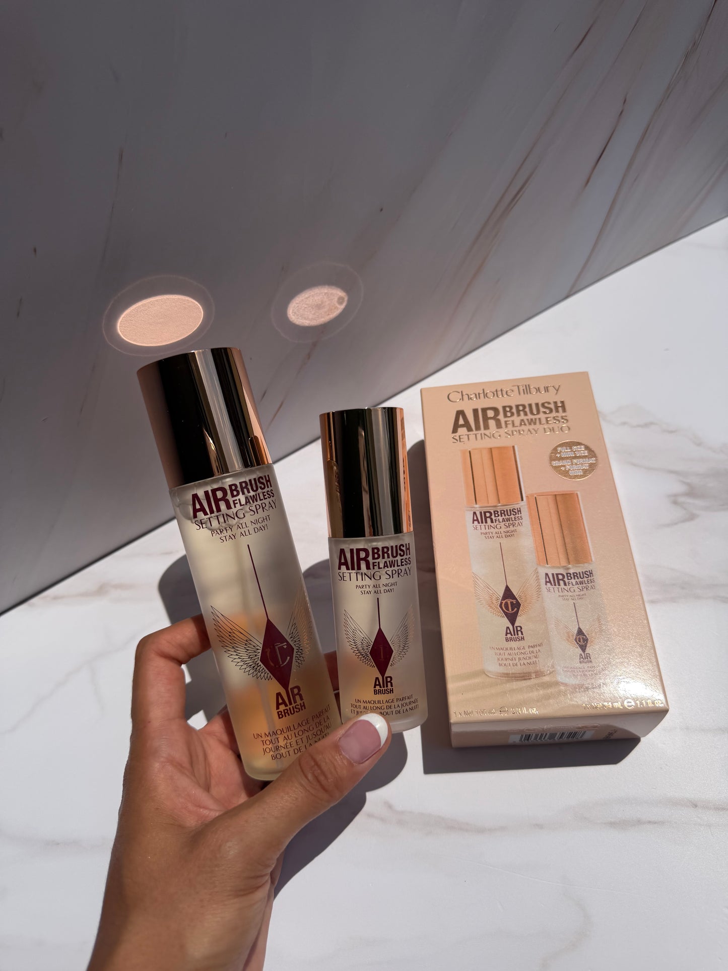 Set duo Charlotte Tilbury 100ml + 34ml Setting spray