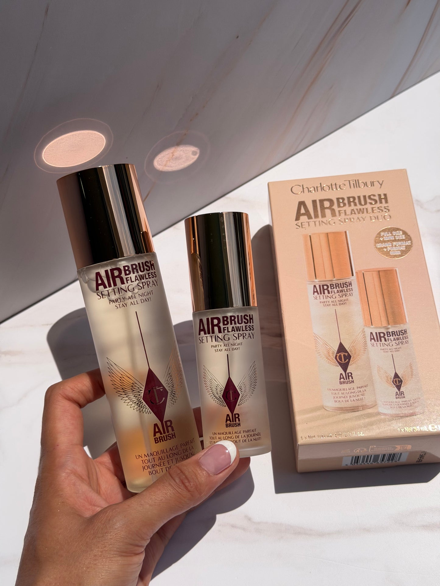 Set duo Charlotte Tilbury 100ml + 34ml Setting spray