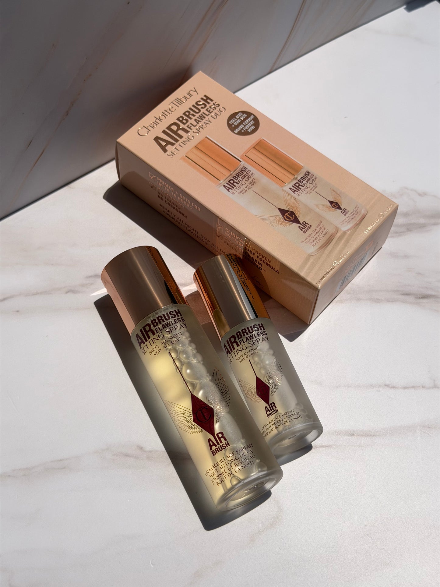 Set duo Charlotte Tilbury 100ml + 34ml Setting spray
