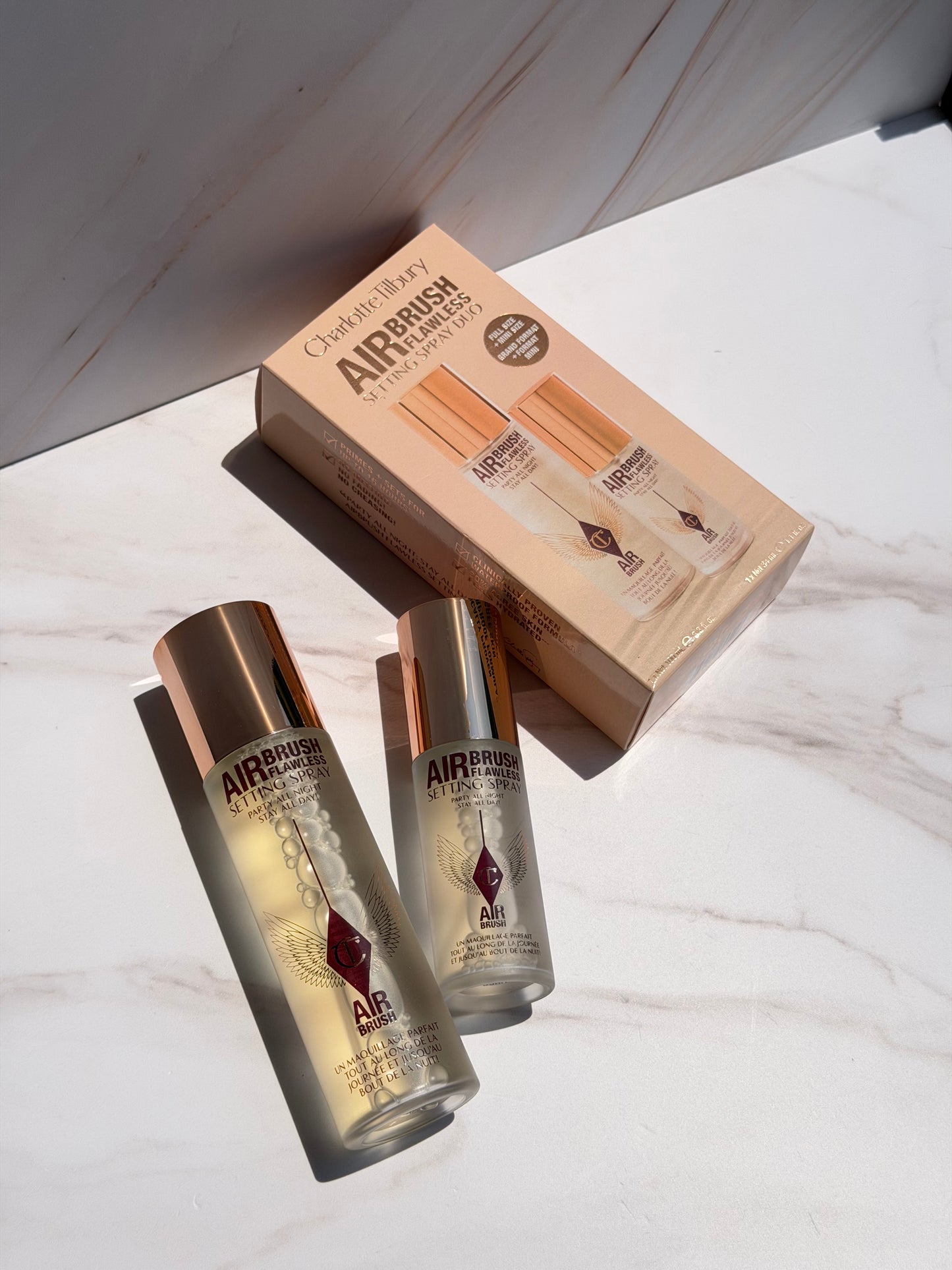 Set duo Charlotte Tilbury 100ml + 34ml Setting spray