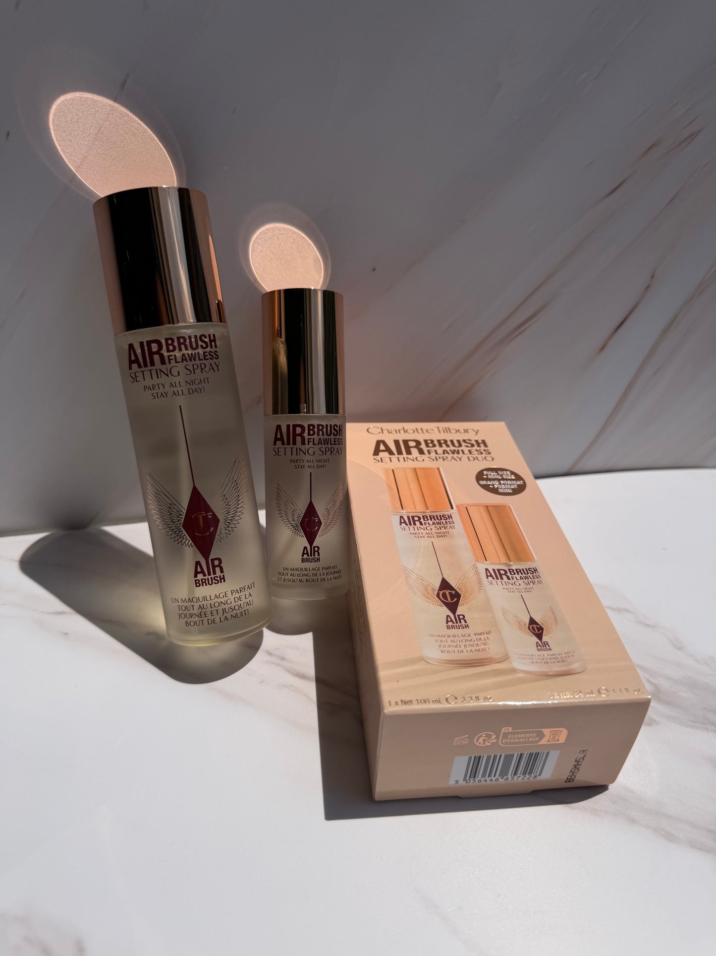Set duo Charlotte Tilbury 100ml + 34ml Setting spray